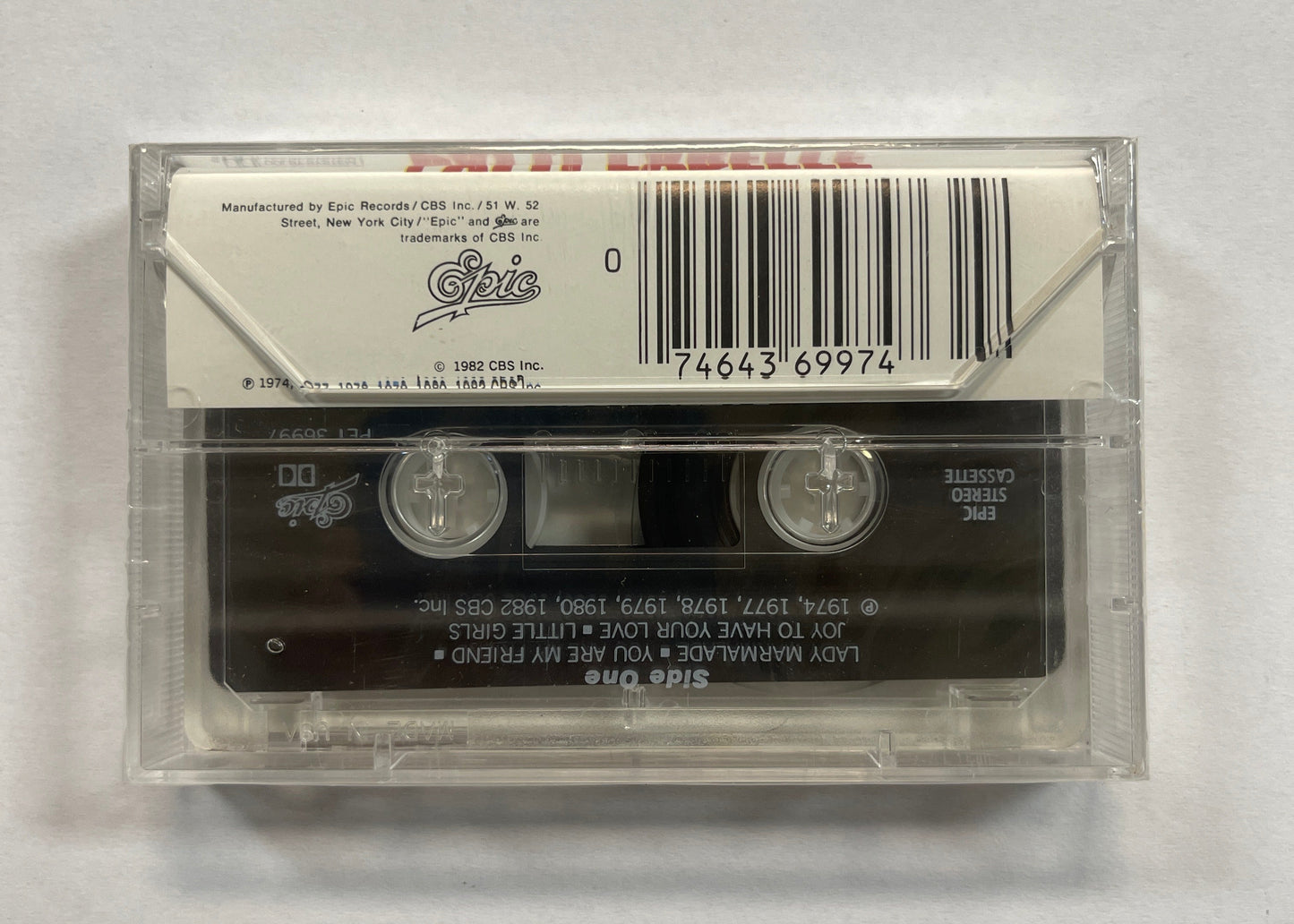 Patti LaBelle ‎– Best Of Patti LaBelle Cassette (Clear Shell)