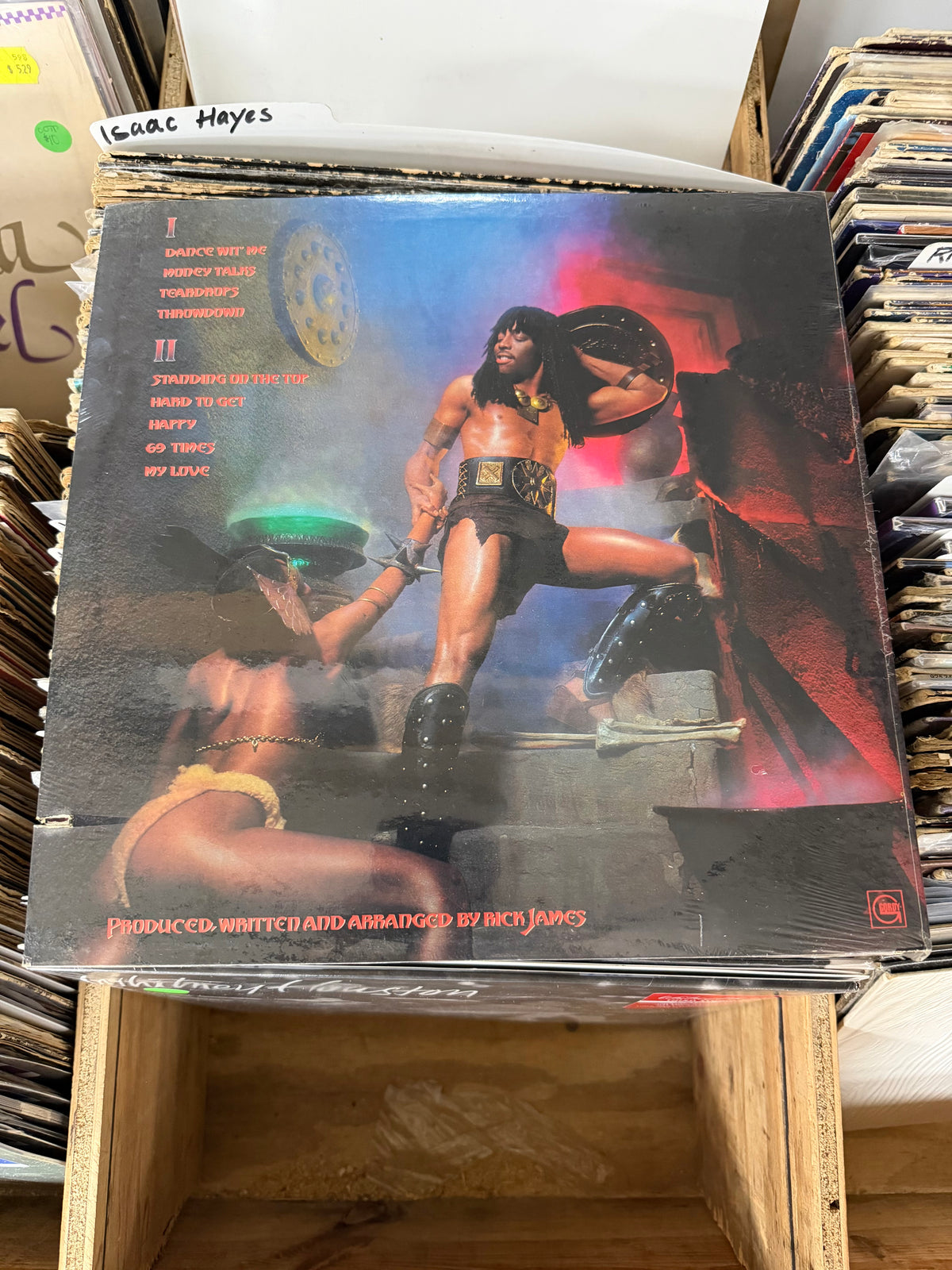 Rick James- Throwin' Down Vinyl LP 6005GL Sealed