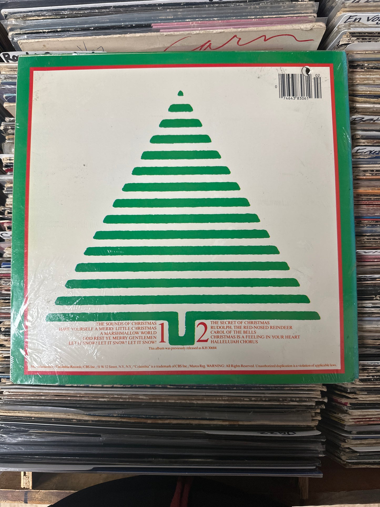 Johnny Mathis ‎– Christmas With Johnny Mathis Vinyl LP