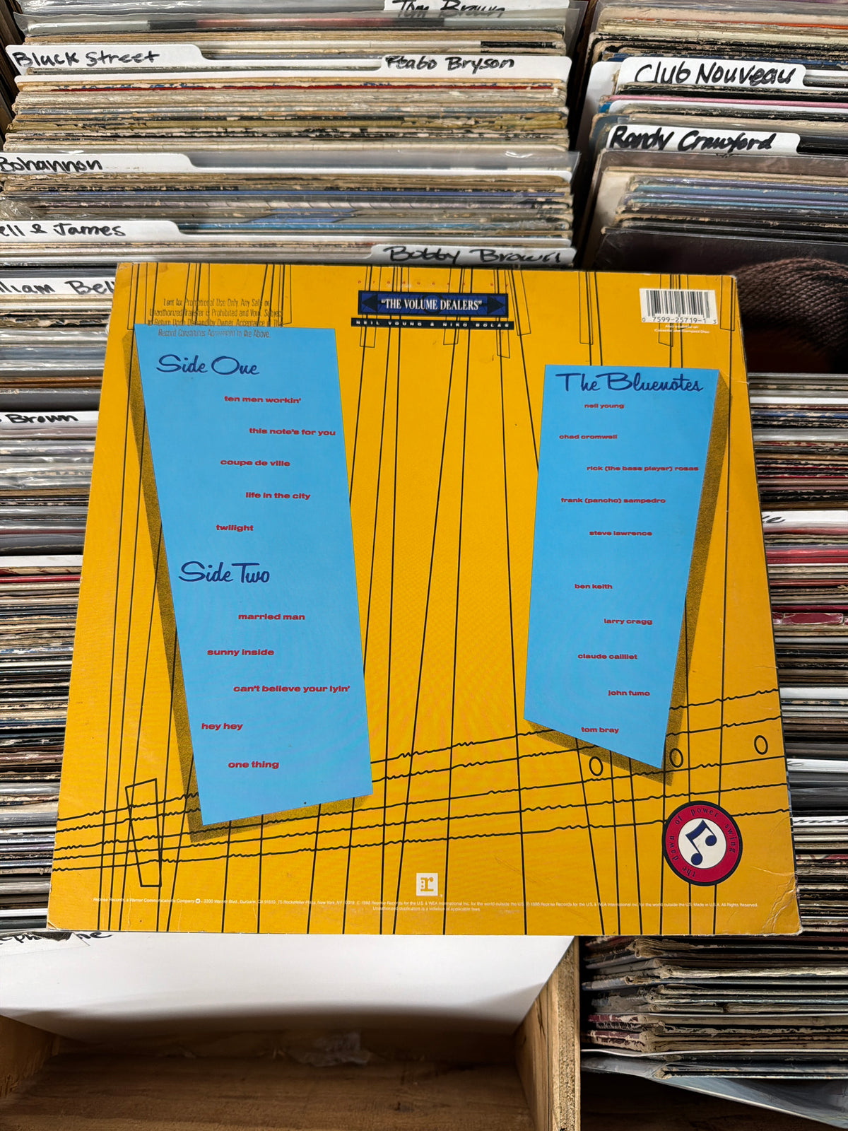 Neil Young & The Bluenotes – This Note's For You 9 25719-1 Vinyl LP VG+/VG