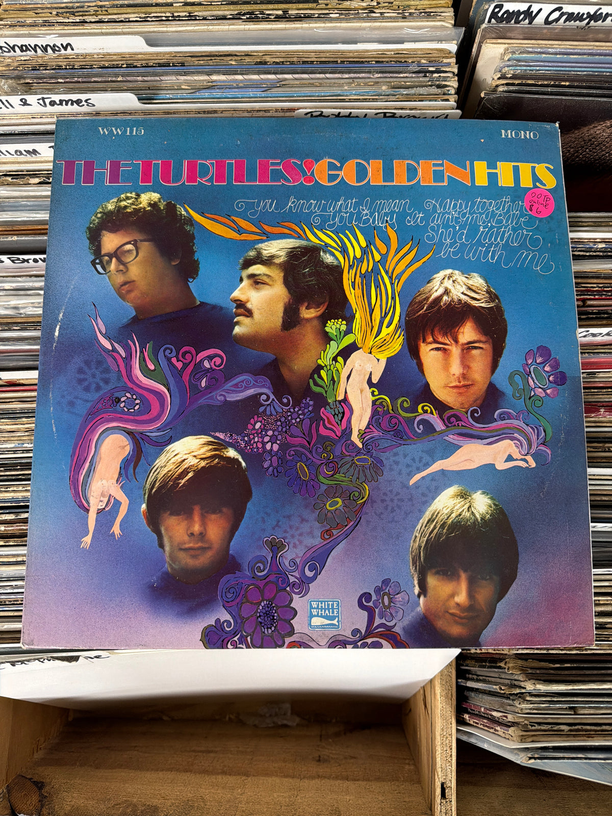 The Turtles – Turtles' Golden Hits WW 115 Vinyl LP VG+/VG+