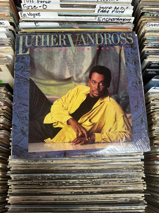 Luther Vandross –  Give Me A Reason FE 40415 Vinyl Lp VG+/VG+