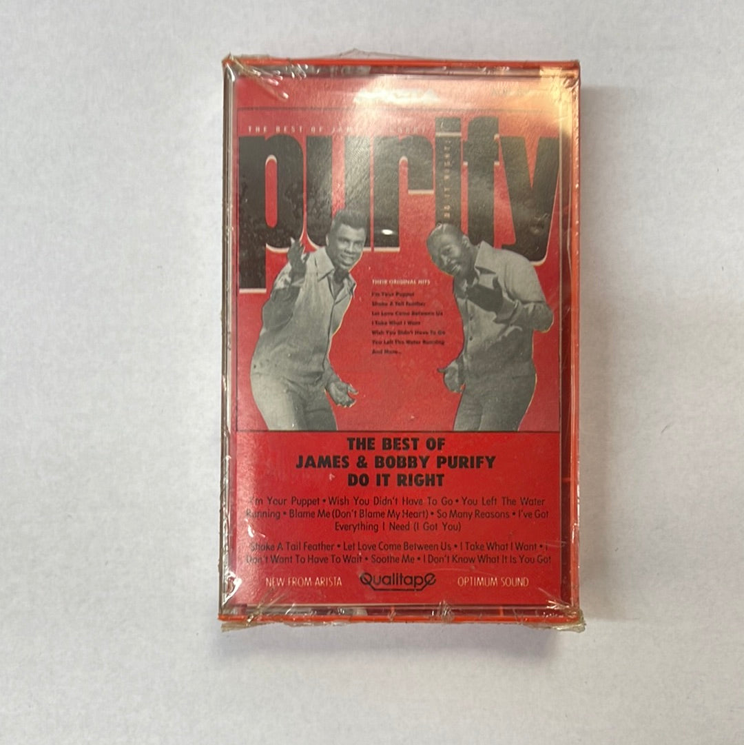 James & Bobby Purify ‎– The Best Of James & Bobby Purify. Do It Right! Cassette