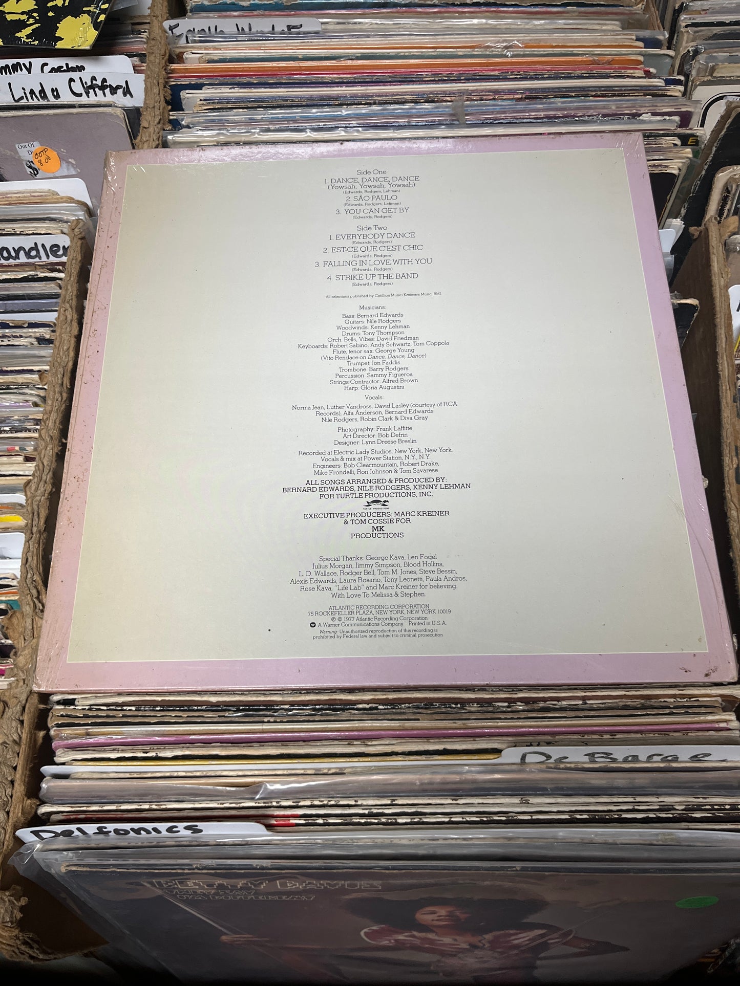 Chic – Chic Vinyl Lp SD 19153 VG+/VG+