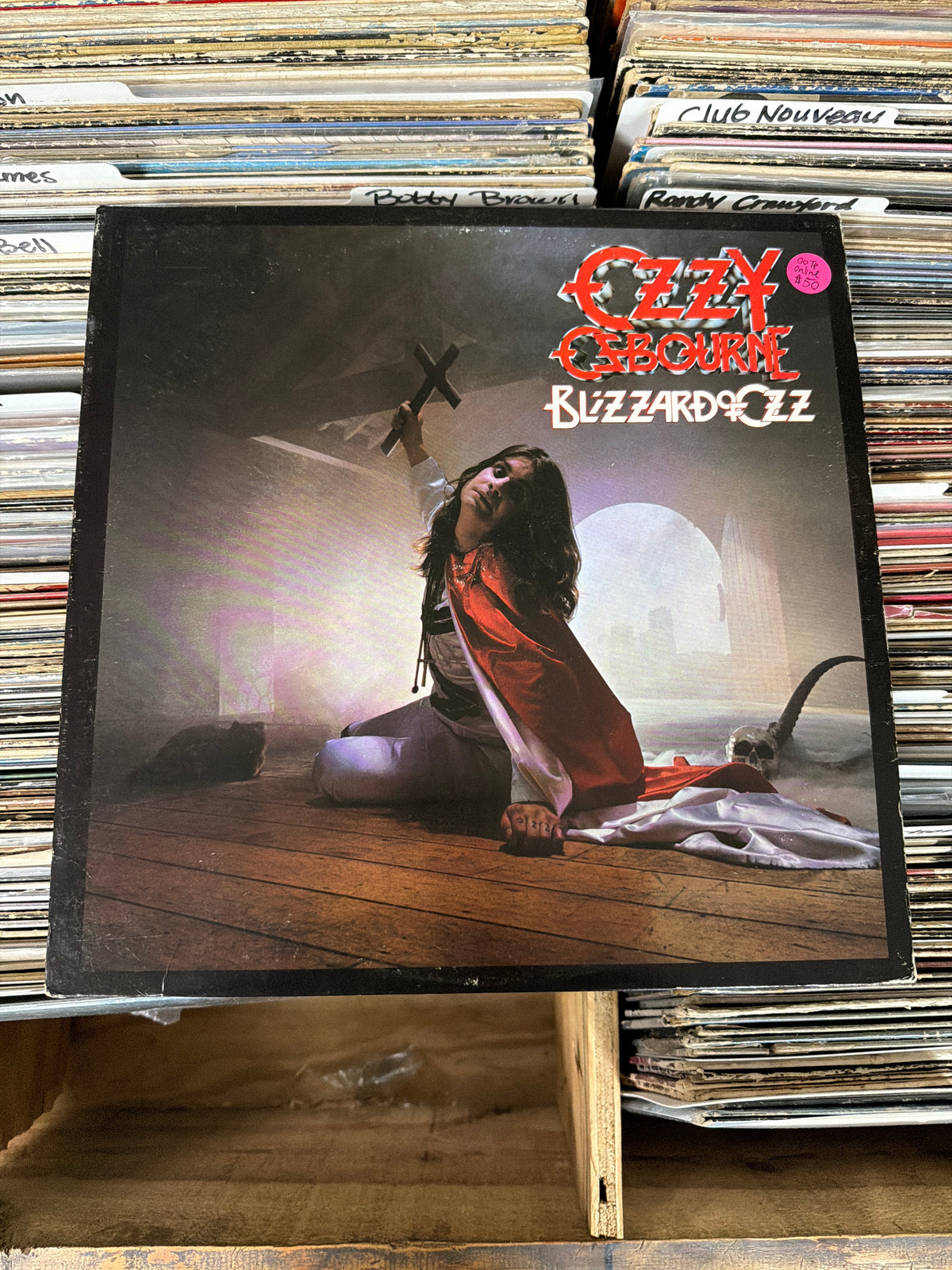 Ozzy Osbourne – Blizzard Of Ozz JZ 36812 Vinyl LP VG+/VG+