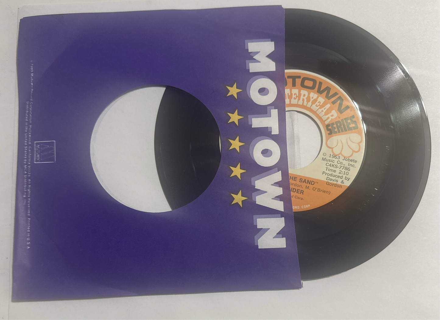 Stevie Wonder ‎– Uptight (Everything's Alright) / Castles In The Sand 7" Vinyl  Y 510F VG+