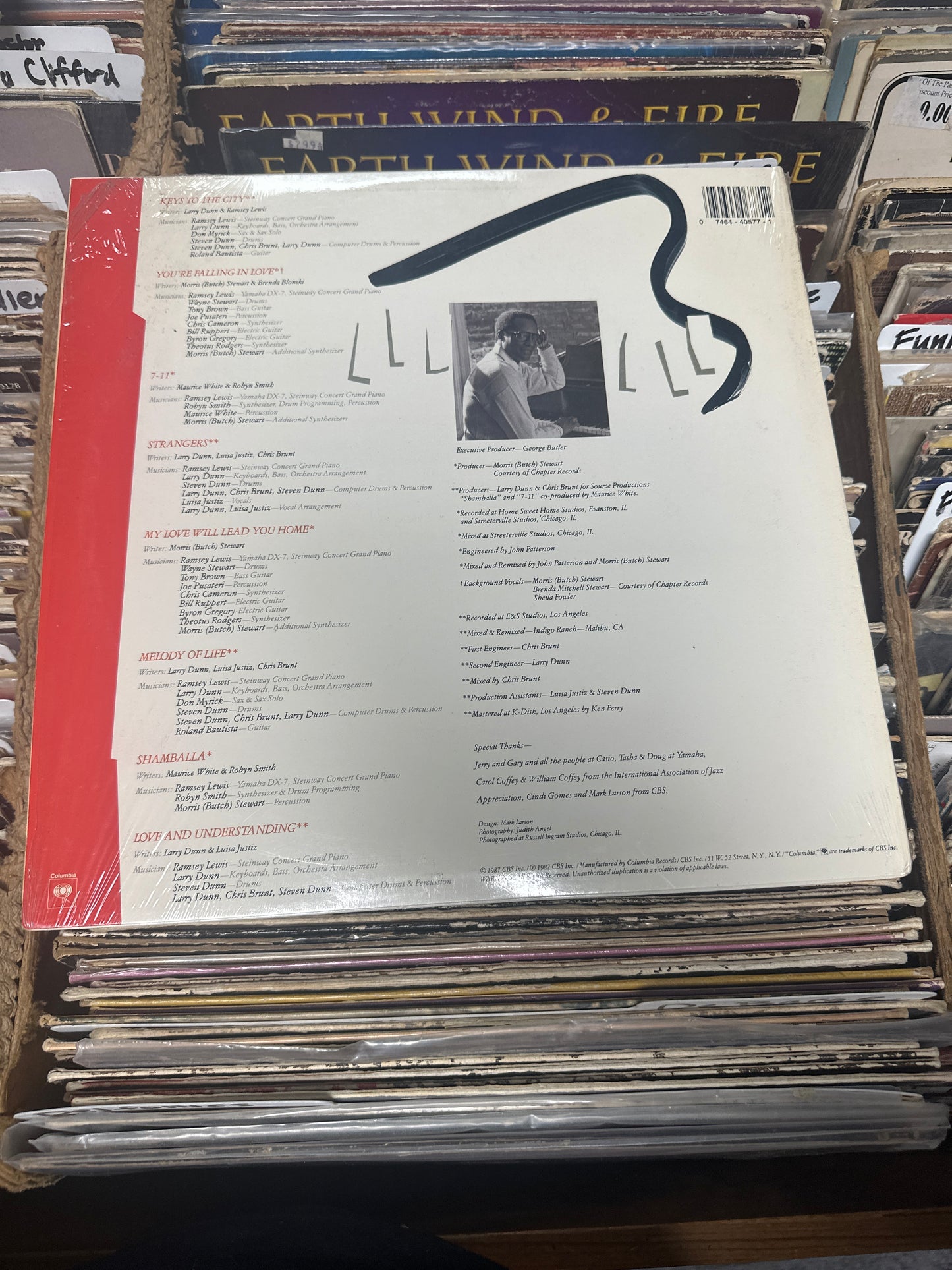 Ramsey Lewis ‎– Keys To The City Vinyl LP C 40677 Near Mint/VG+