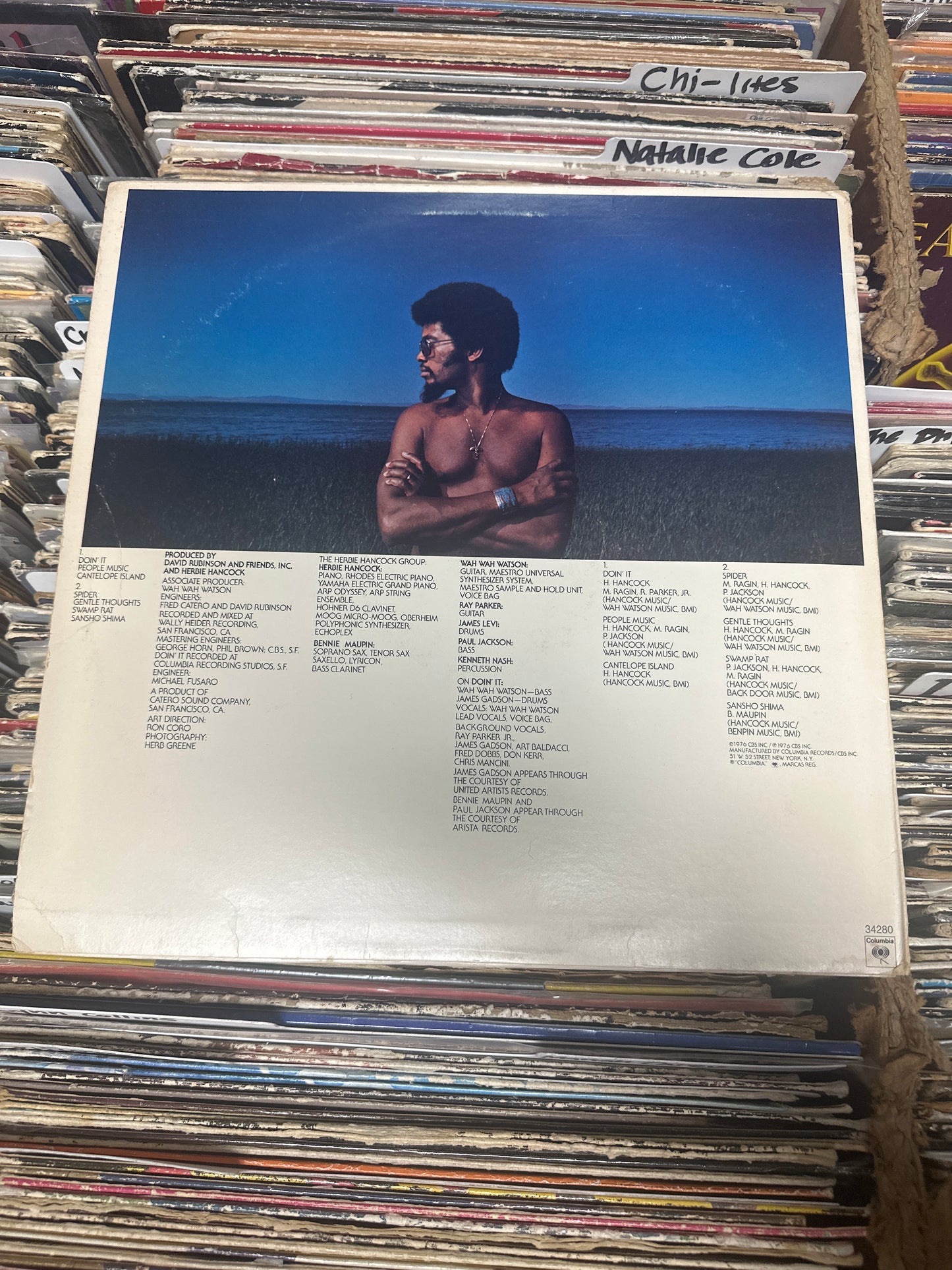 Herbie Hancock ‎– Secrets Vinyl LP  PC 34280 VG+/VG