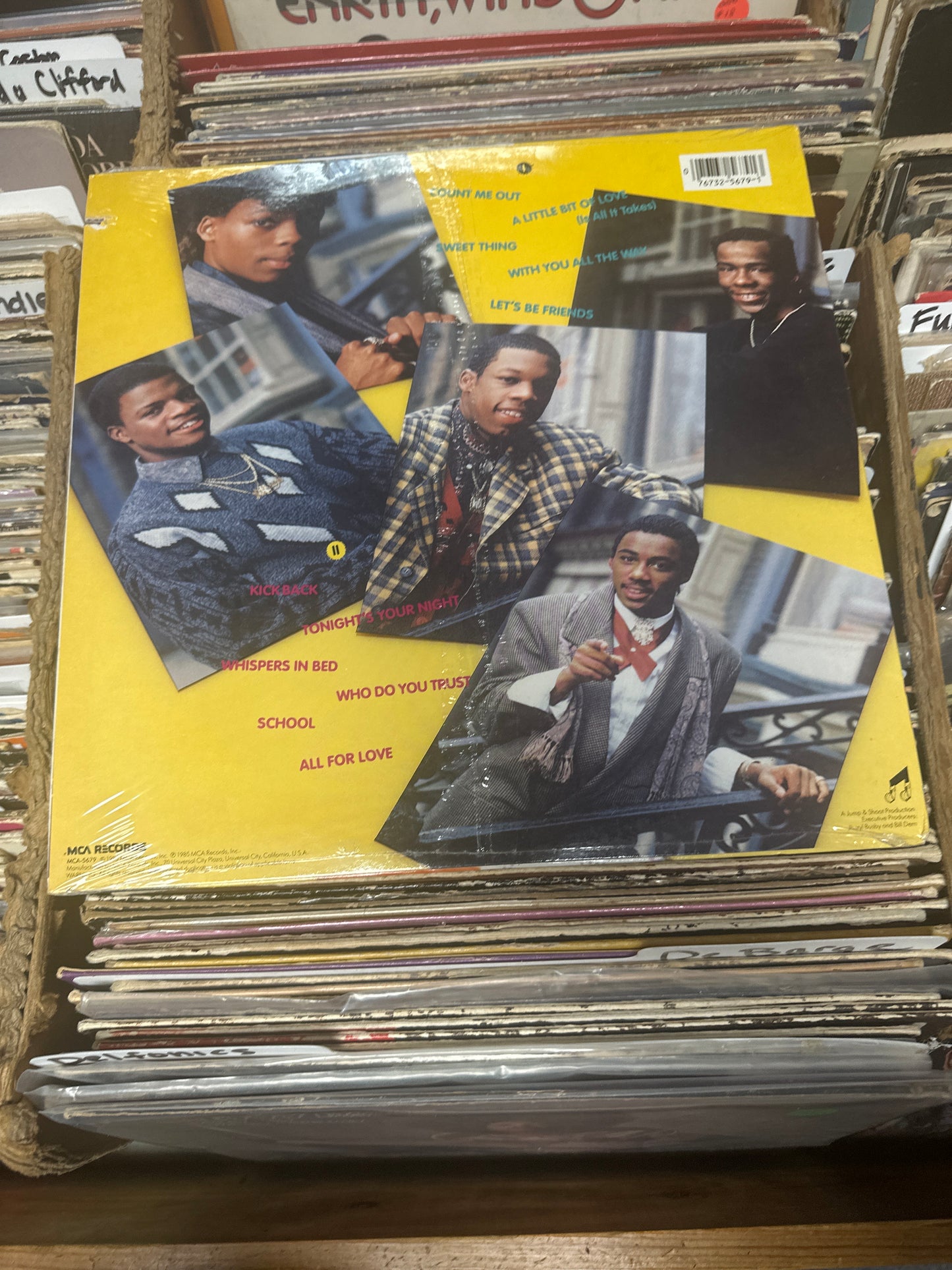New Edition ‎– All For Love Vinyl LP MCA-5679