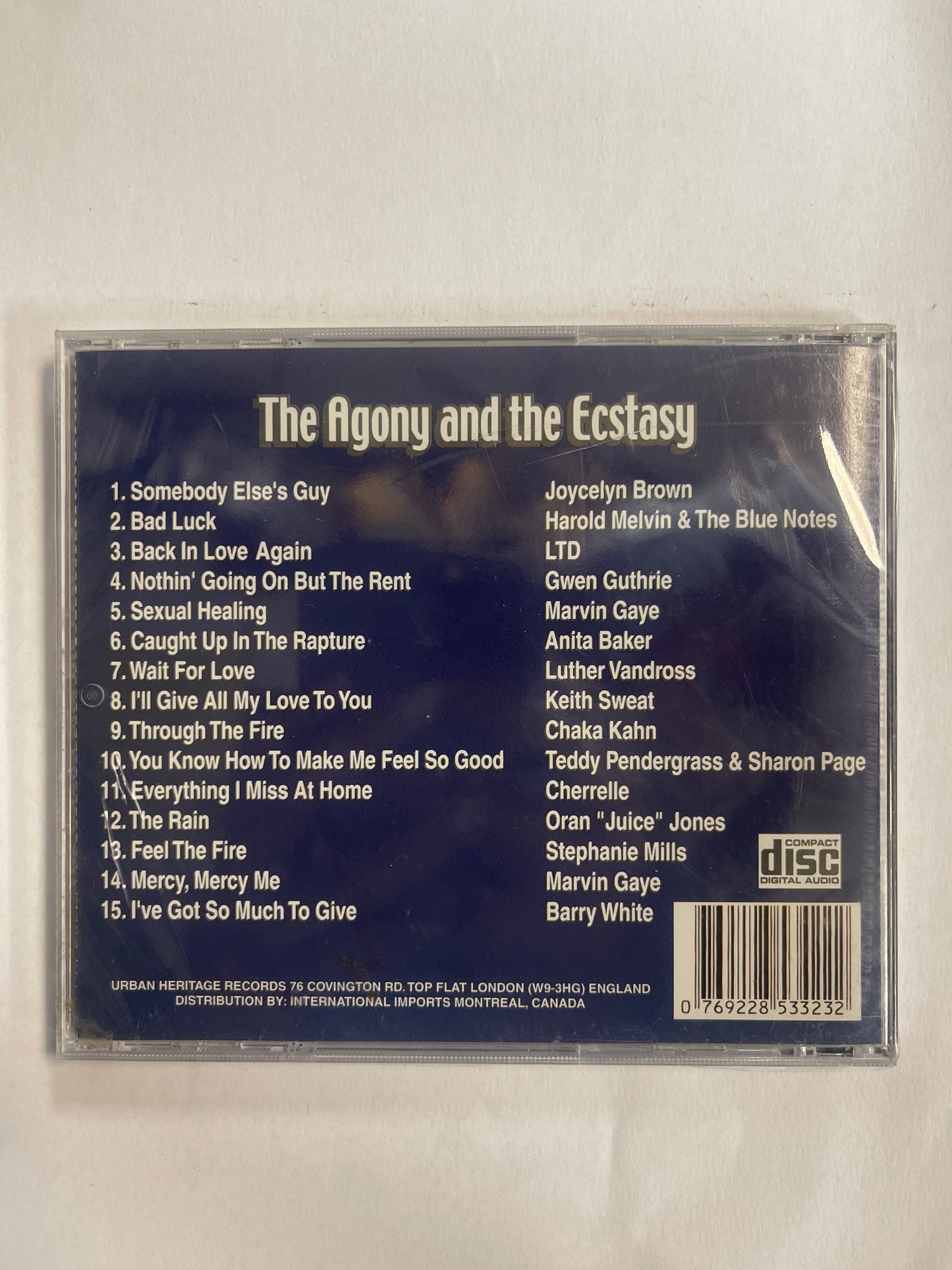 Heavy Hitters - The Agony And The Ecstasy (Across All Boundaries) 5th Episode CD Mint Condition