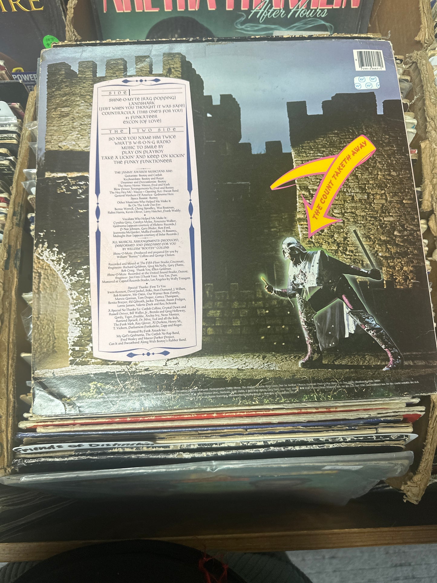 William "Bootsy" Collins* ‎– The One Giveth, The Count Taketh Away Vinyl LP VG+/VG