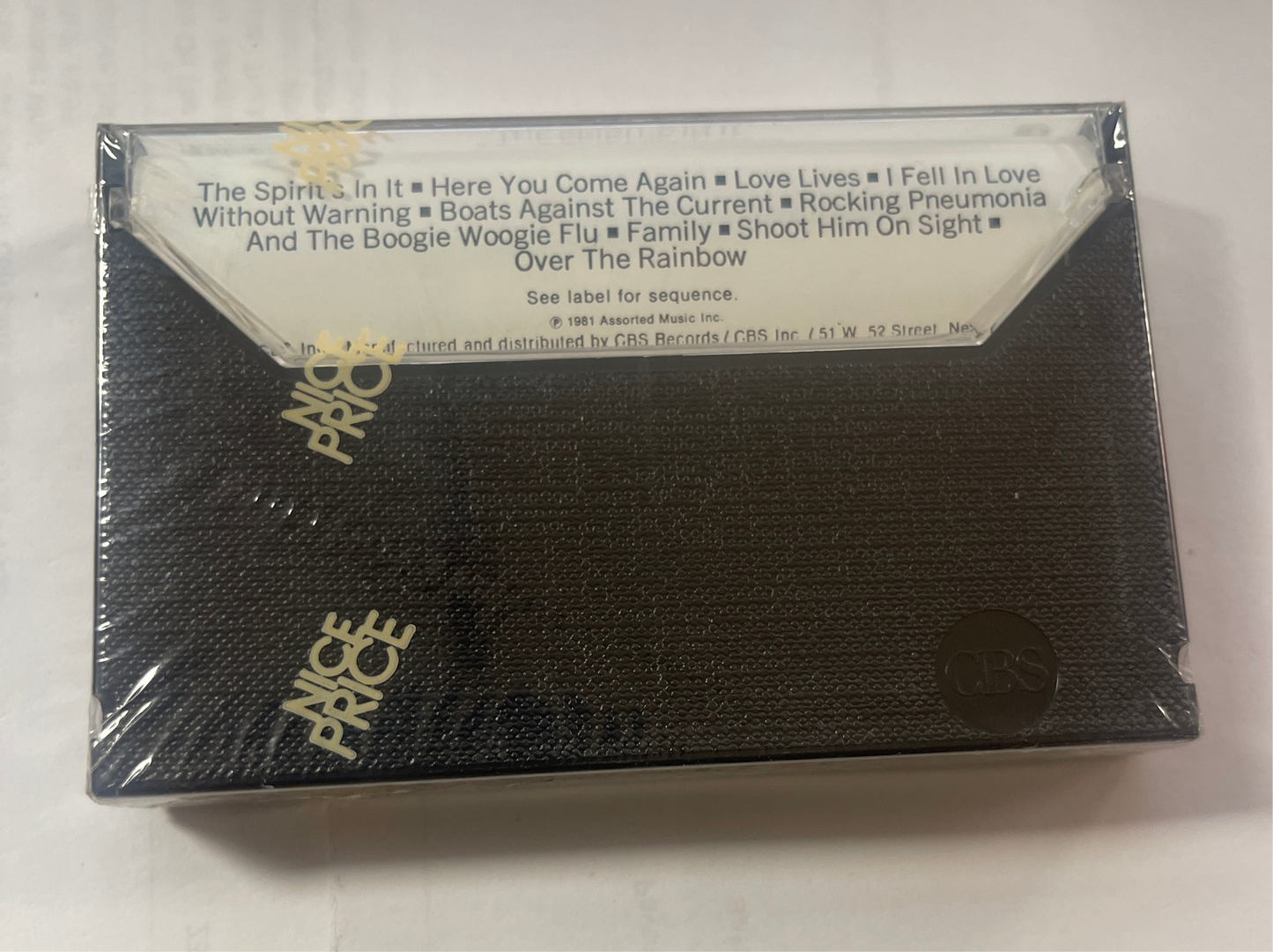 Patti LaBelle ‎– The Spirit's In It Cassette FZT 37380