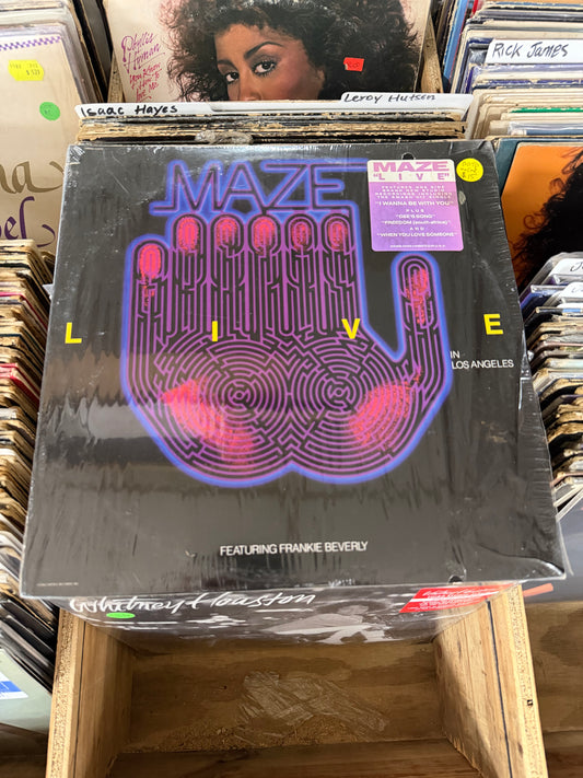 Maze Featuring Frankie Beverly – Live In Los Angeles Vinyl LP SWBB-12479 Near Mint/VG+