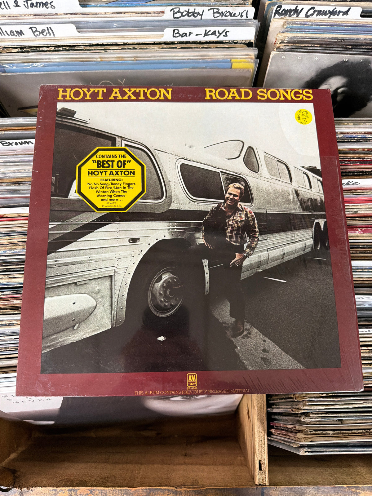 Hoyt Axton – Road Songs SP-4669 Vinyl LP NM/NM