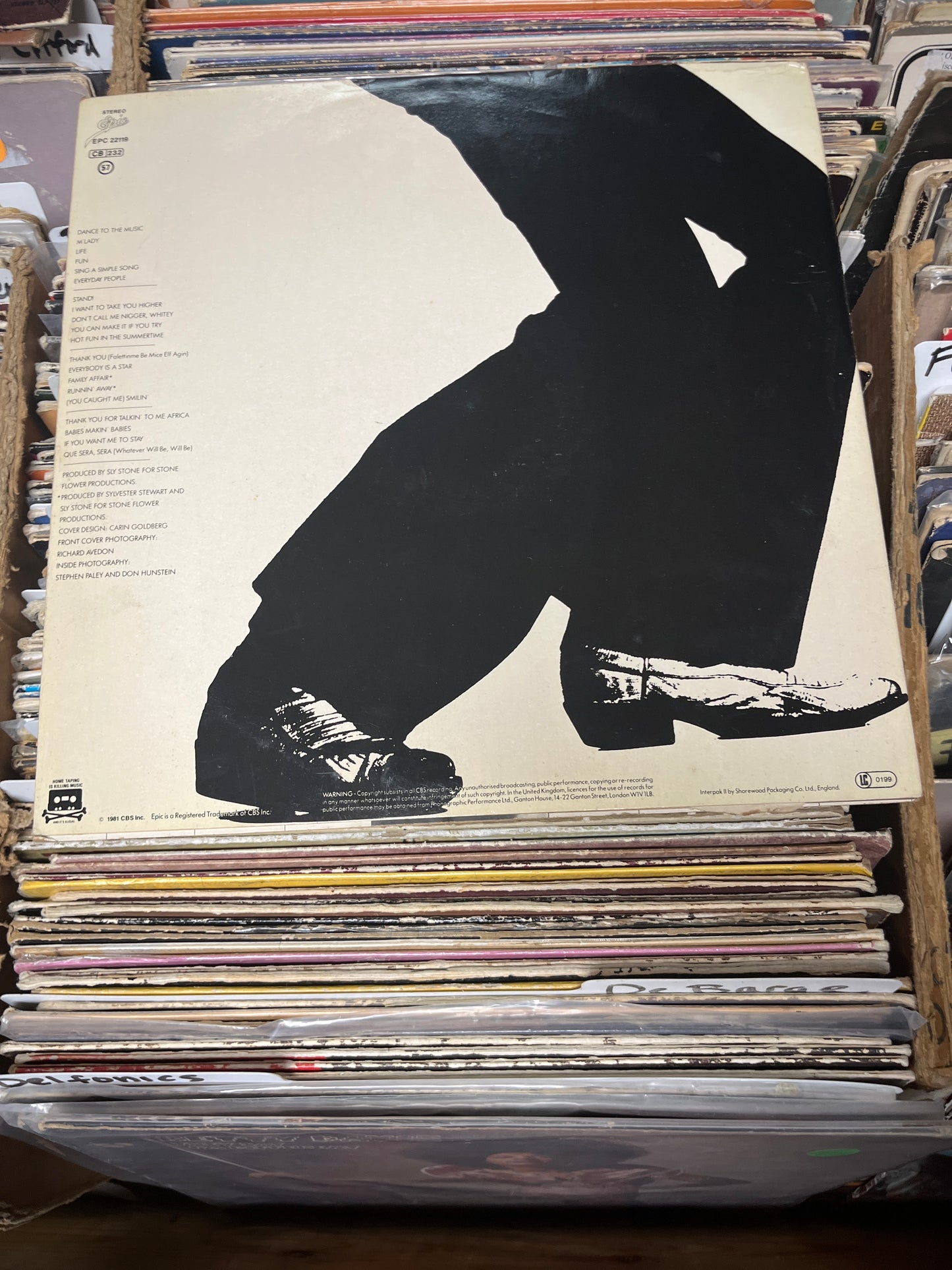 Sly & The Family Stone ‎– Anthology EPC 22119 2XVinyl LP VG+/VG+