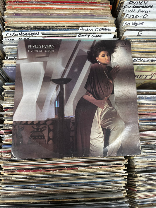 Phyllis Hyman ‎– Living All Alone Vinyl LP  VG/VG