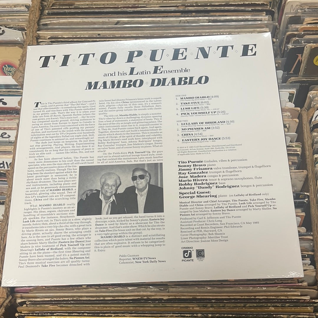 Tito Puente – Mambo Diablo CR00643 180g Vinyl Lp Reissue