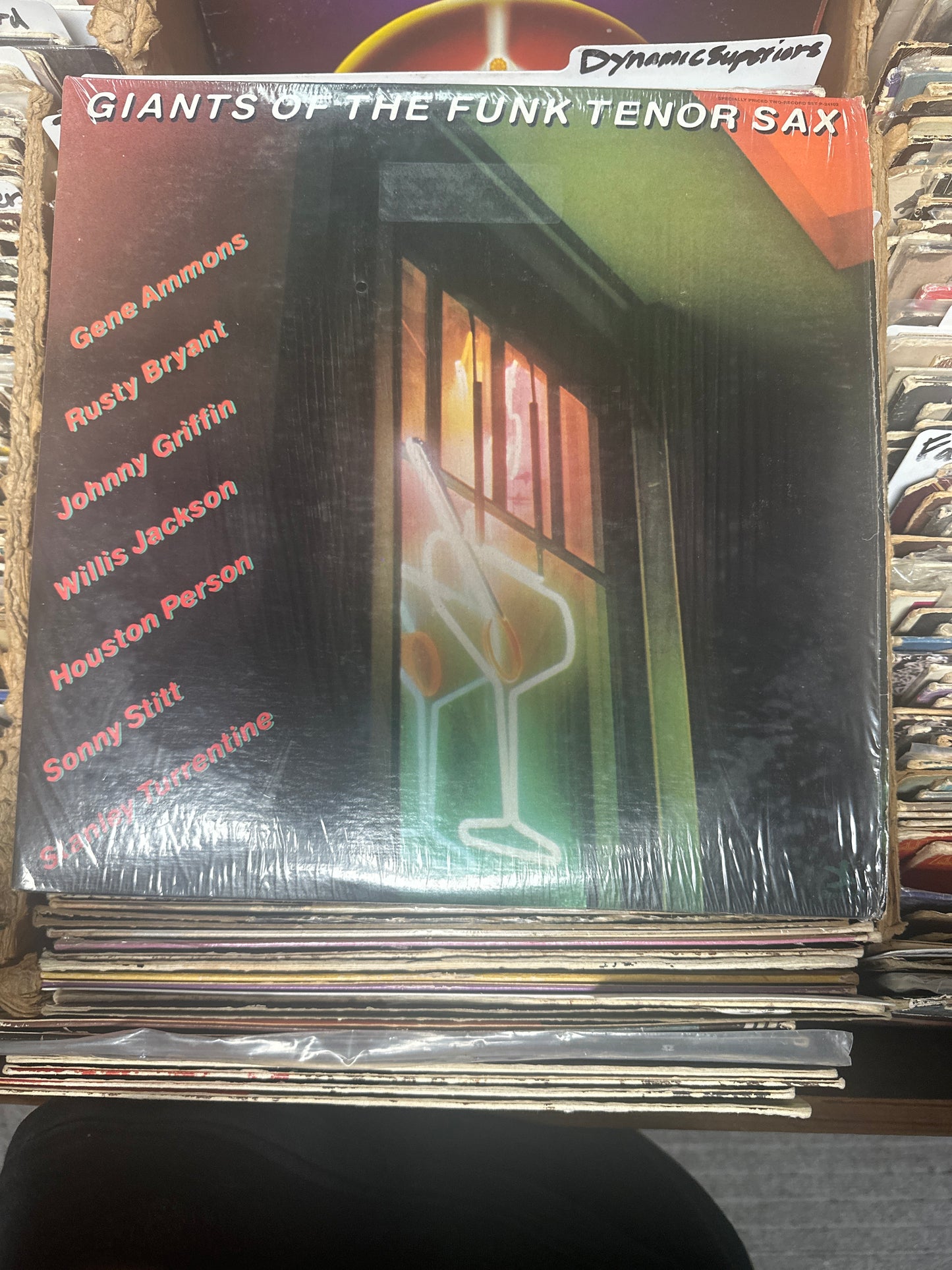 Various ‎– Giants Of The Funk Tenor Sax 2XVinyl LP Near Mint/VG+