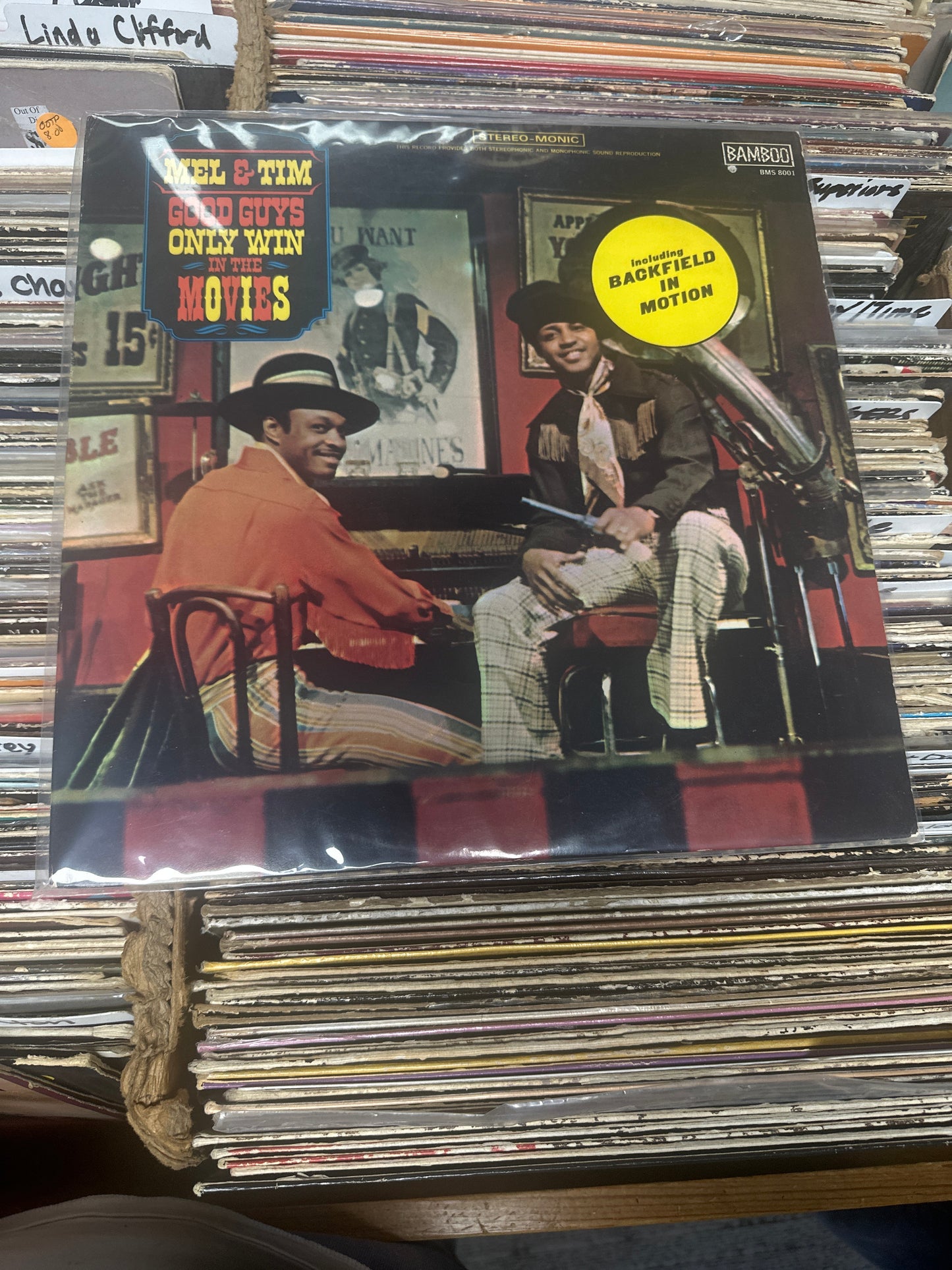 Mel & Tim ‎– Good Guys Only Win In The Movies Vinyl LP BMS 8001 VG/VG+