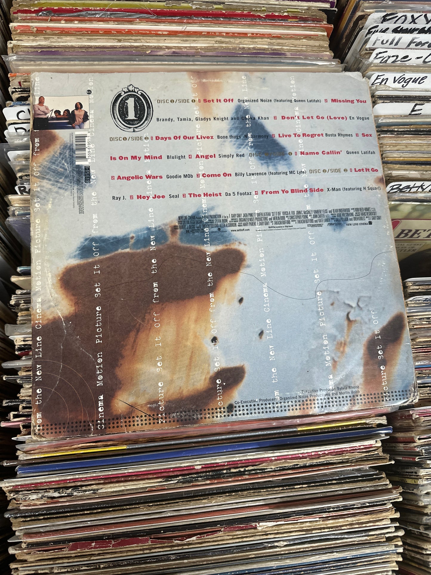 Various ‎– Set It Off (Music From The New Line Cinema Motion Picture) VG/VG