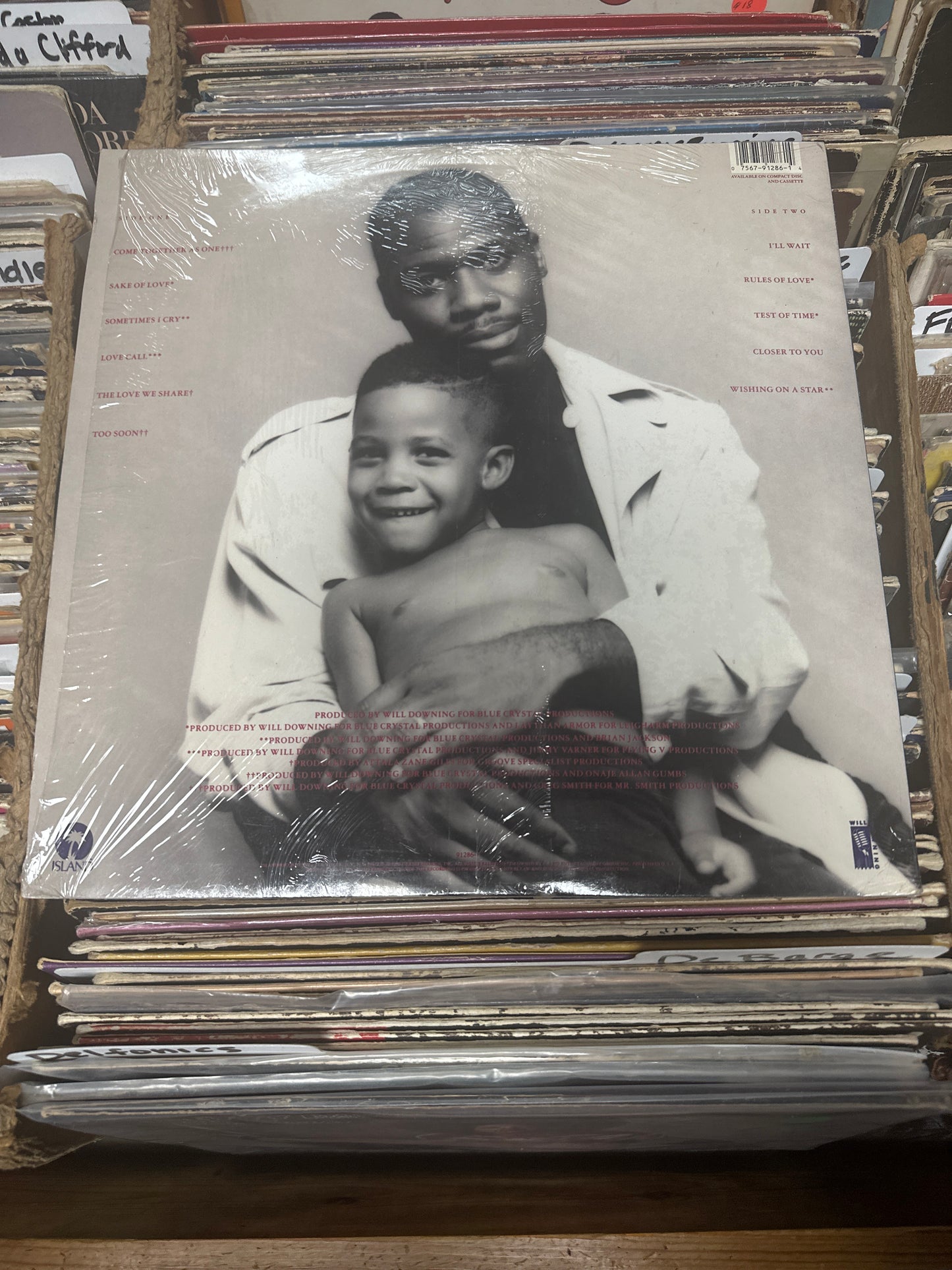 Will Downing – Come Together As One Vinyl LP 7 91286-1 VG+/VG+