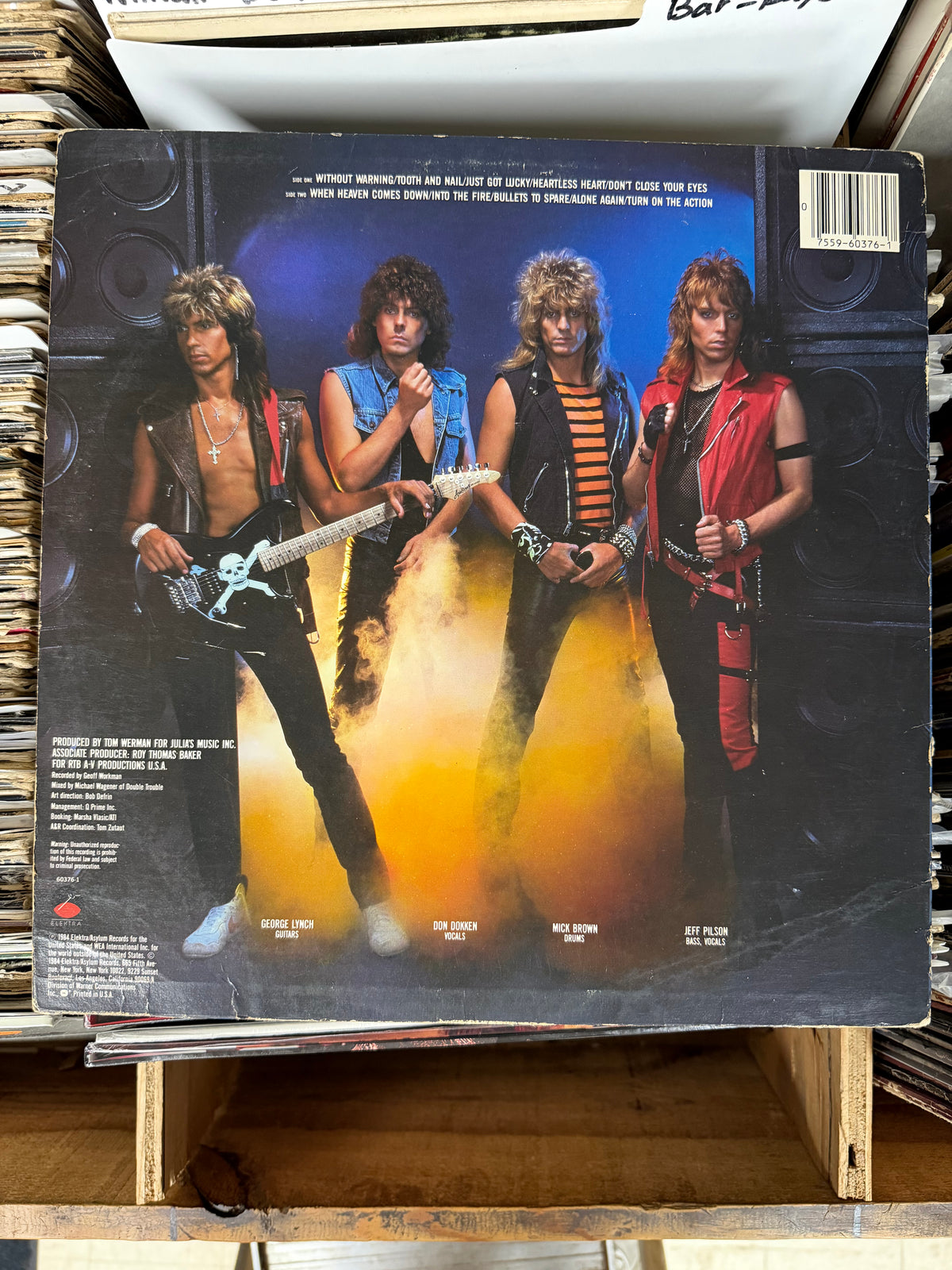 Dokken – Tooth And Nail Vinyl LP 60376-1 VG+/G+