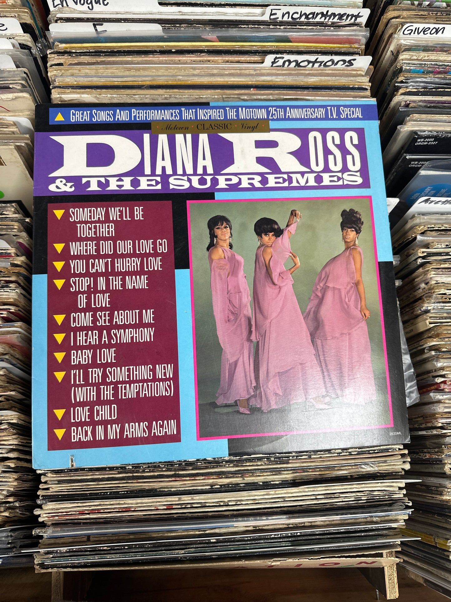 Diana Ross & The Supremes– That Inspired The Motown 25th Anniversary T.V. Special Vinyl LP VG+/VG+