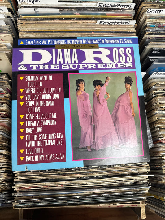 Diana Ross & The Supremes– That Inspired The Motown 25th Anniversary T.V. Special Vinyl LP VG+/VG+