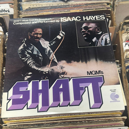Isaac Hayes ‎– Shaft ENS-2-5002 2xVinyl LP Gatefold Monarch Pressing; Blue Square Logo Excellent/VG+