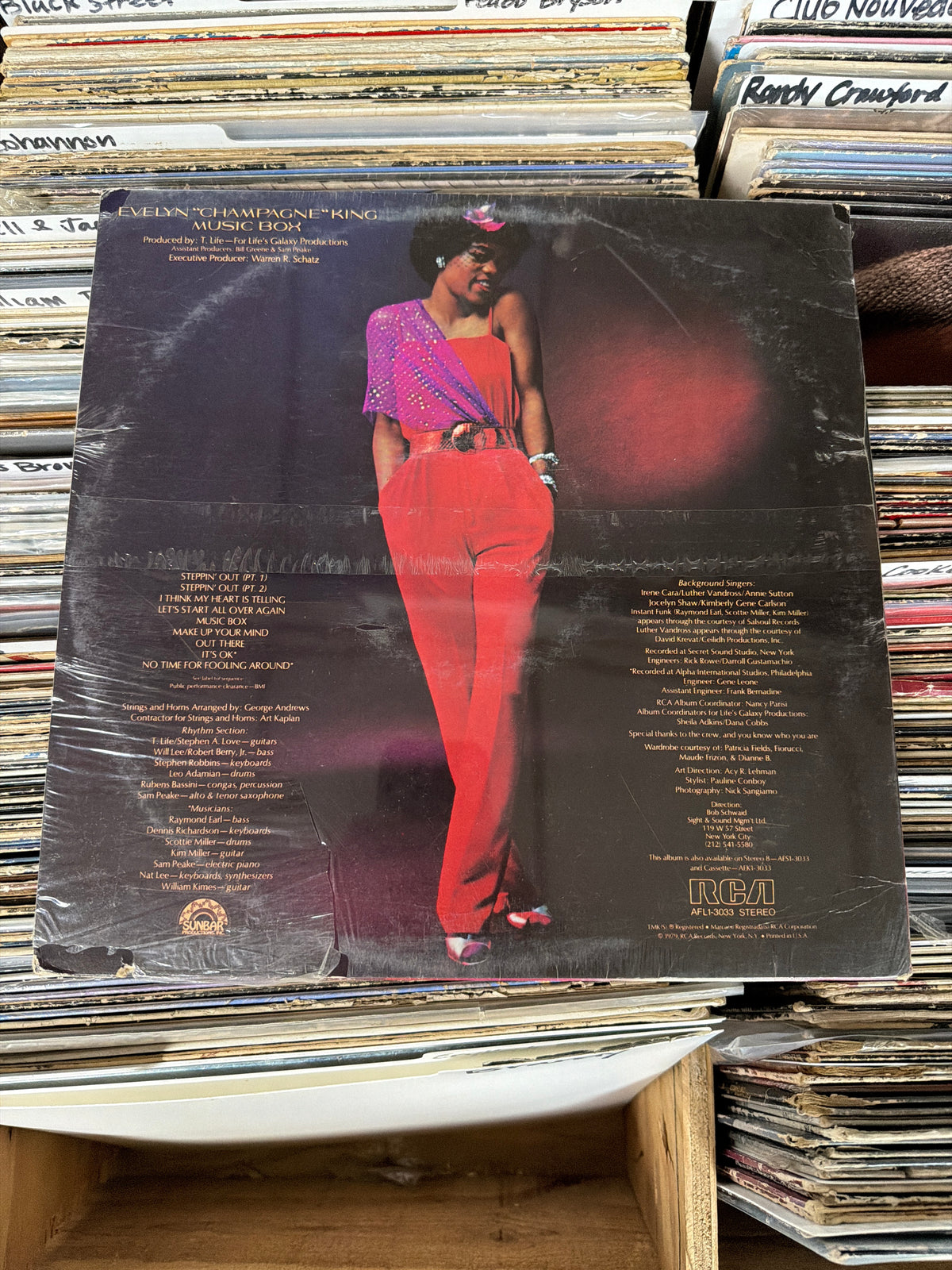 Evelyn "Champagne" King – Music Box AFL1-3033 Vinyl LP NM/VG