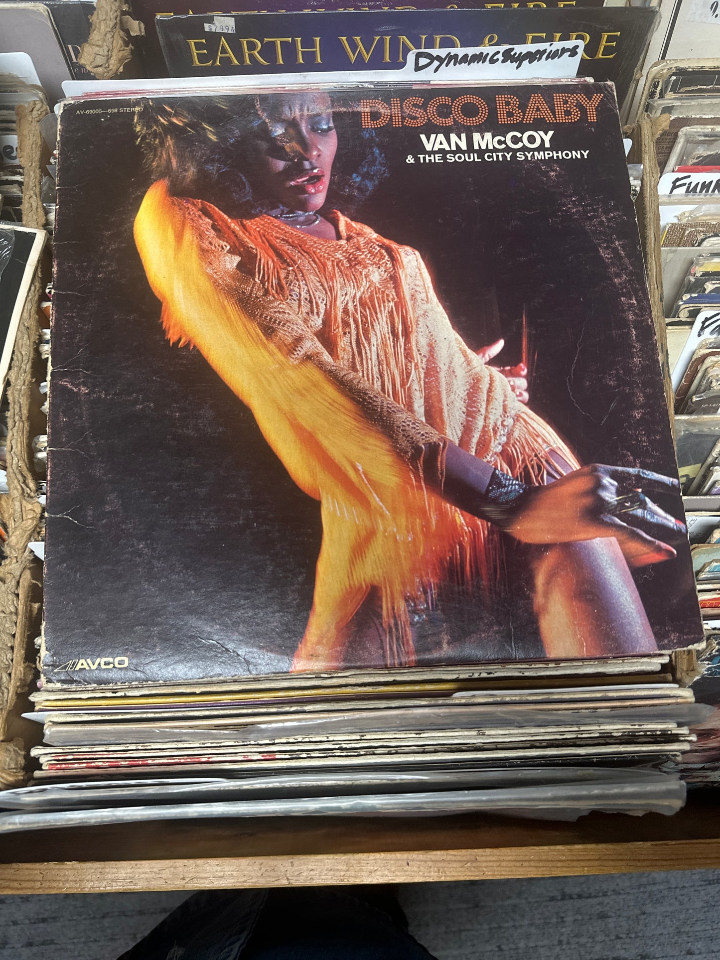 Van McCoy & The Soul City Symphony ‎– Disco Baby Vinyl Lp  AV-69006-698 VG/VG