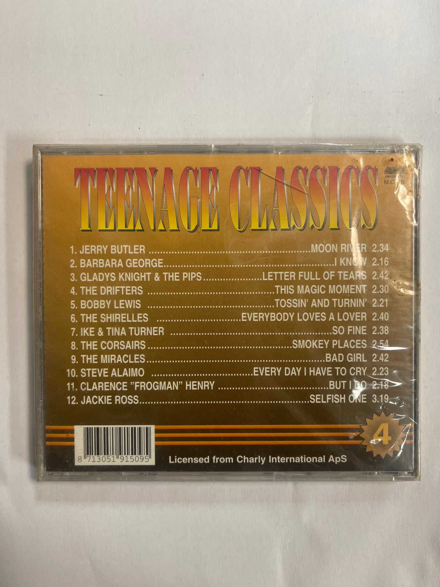 Various ‎– Teenage-Classics Volume 4 CD Mint Condition