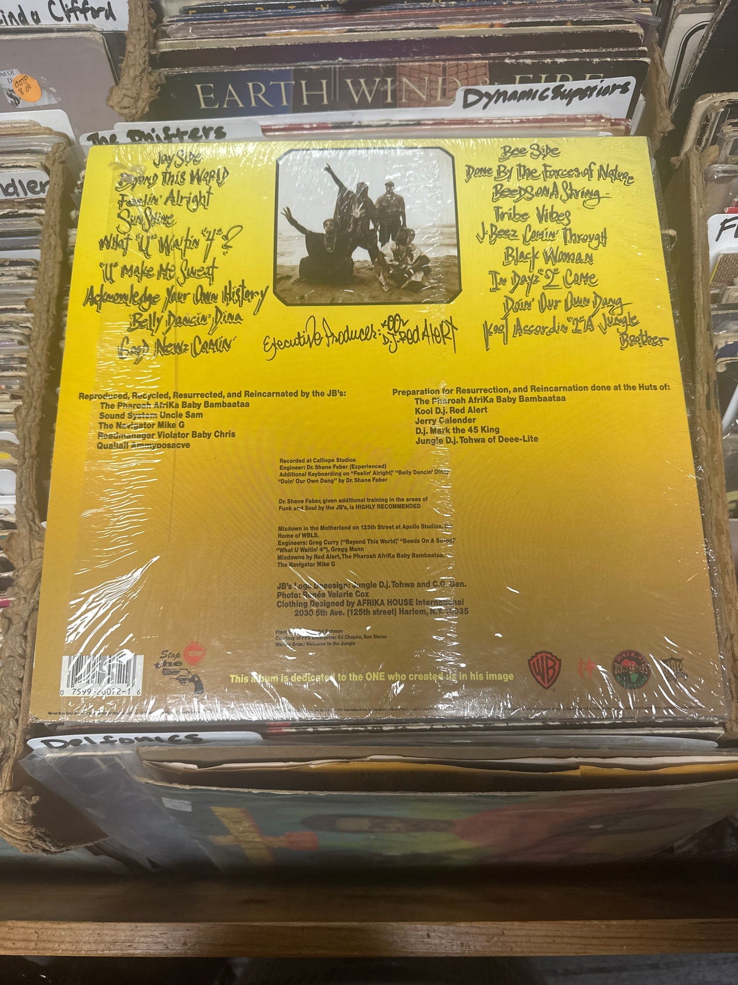 Jungle Brothers – Done By The Forces Of Nature Vinyl Lp (Original Pressing) VG+/VG+