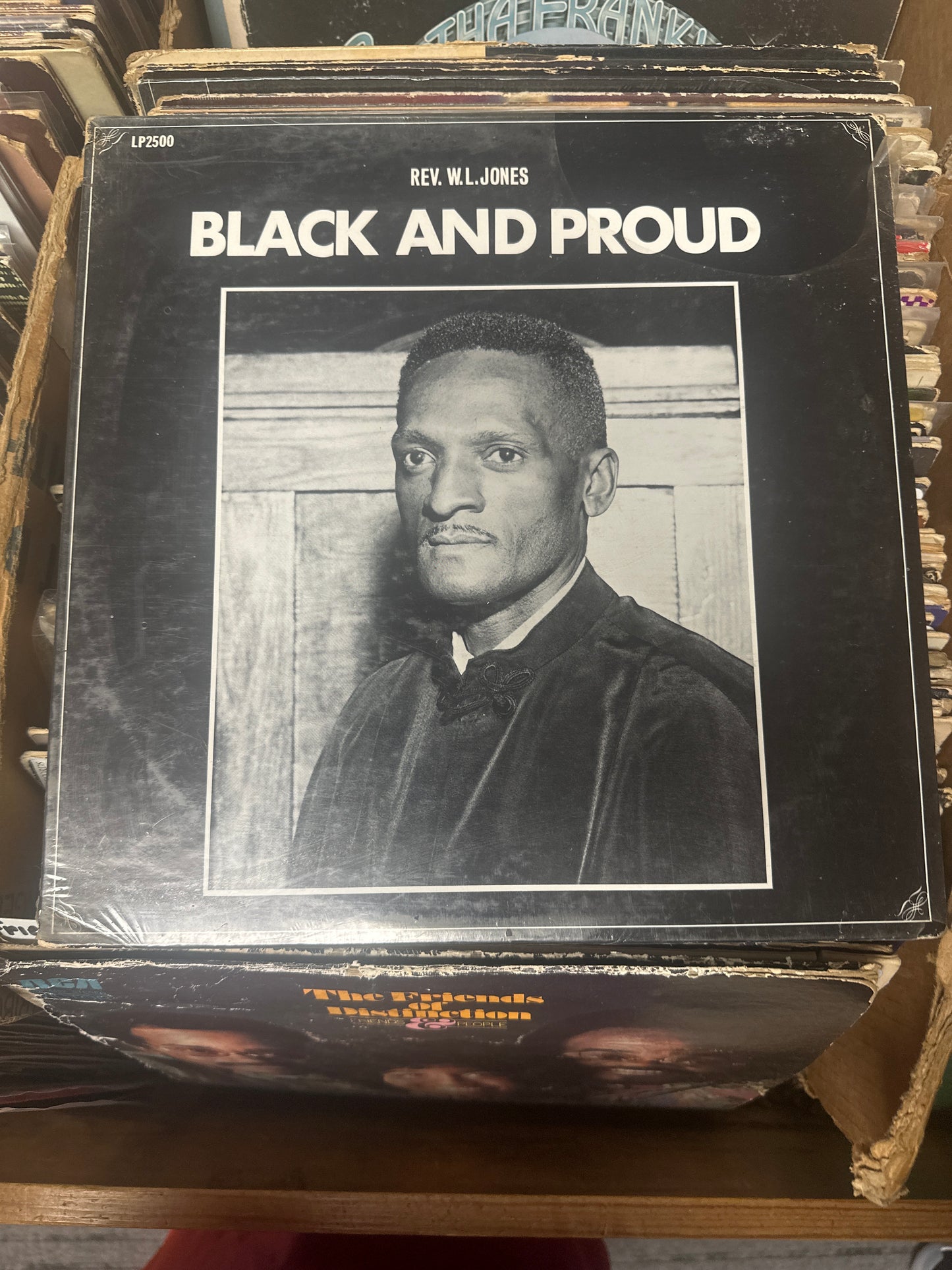 Rev. W. L. Jones – Black And Proud Vinyl Lp