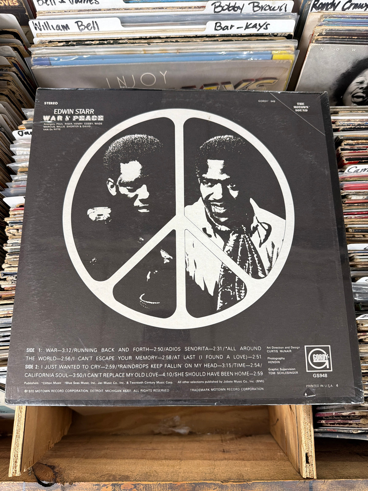 Edwin Starr – War And Peace GS948 Vinyl LP NM/VG+