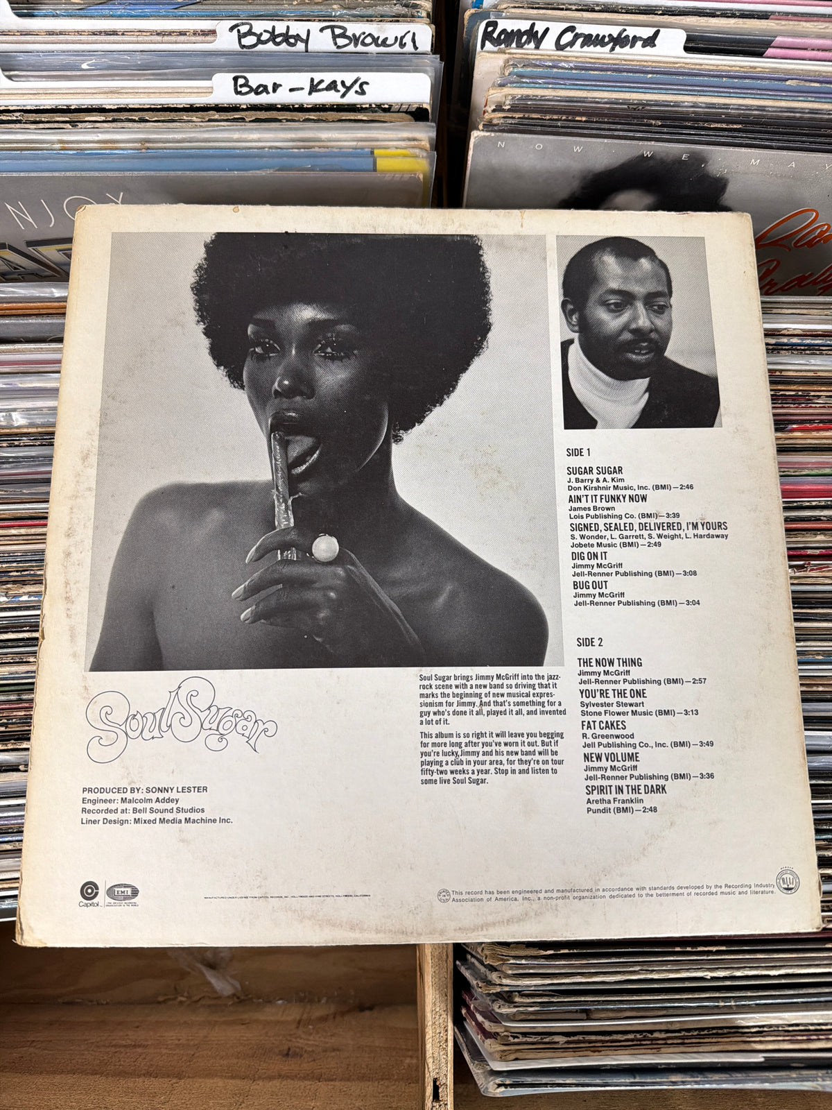 Jimmy McGriff – Soul Sugar ST-616 Vinyl LP VG/G+