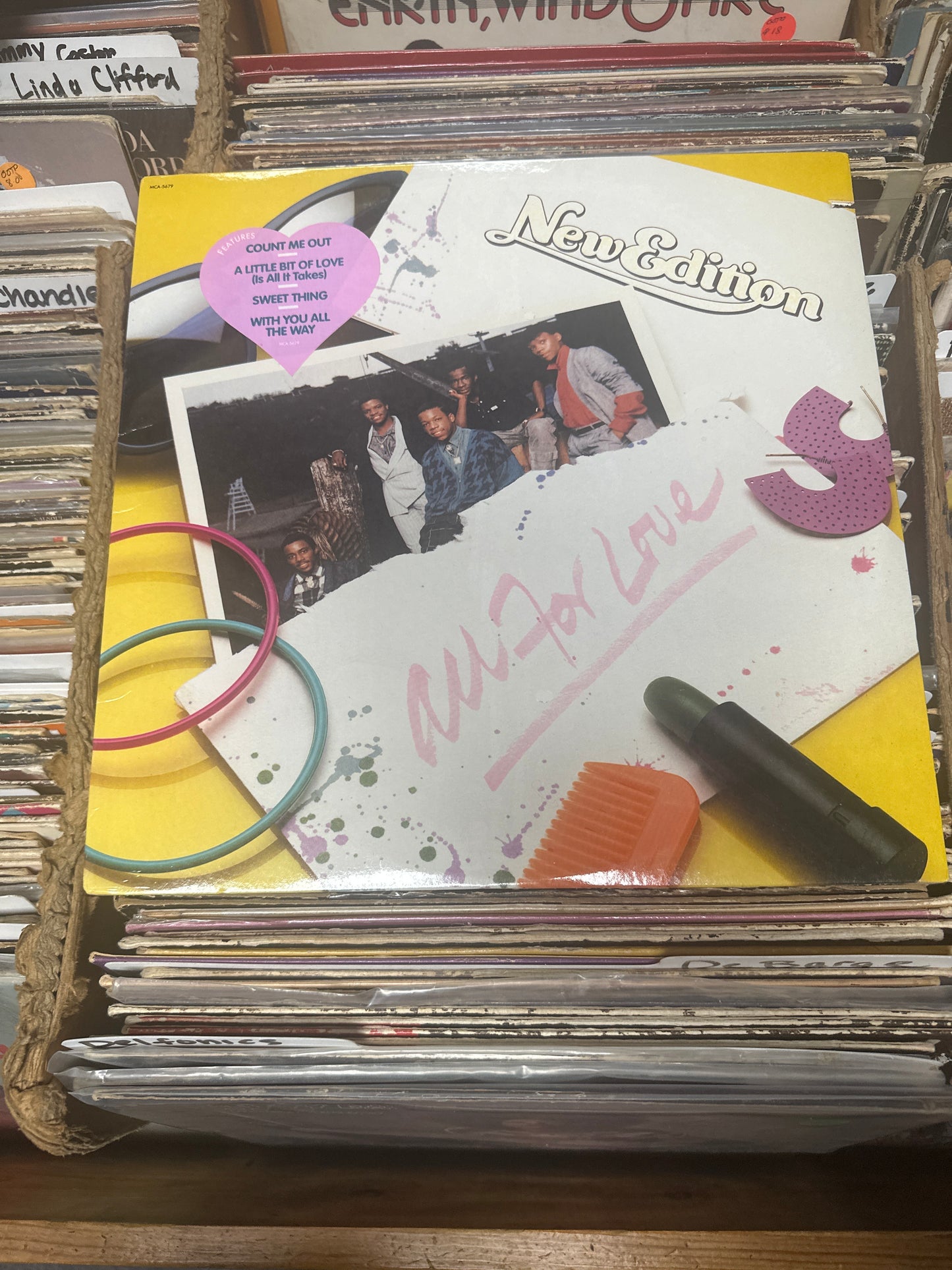 New Edition ‎– All For Love Vinyl LP MCA-5679
