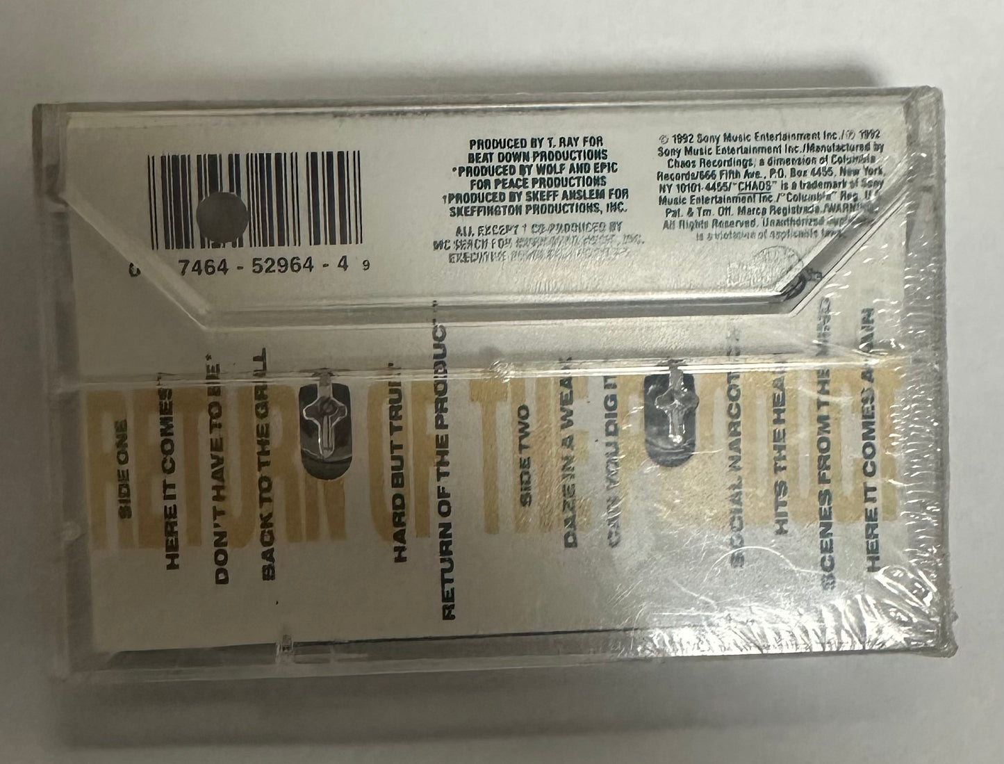 MC Serch ‎– Return Of The Product Cassette
