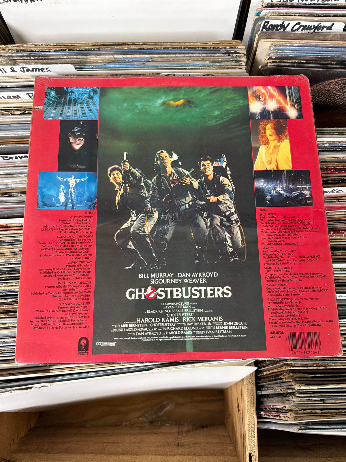 Various – Ghostbusters (Original Soundtrack) AL8-8246 Vinyl LP NM/VG+