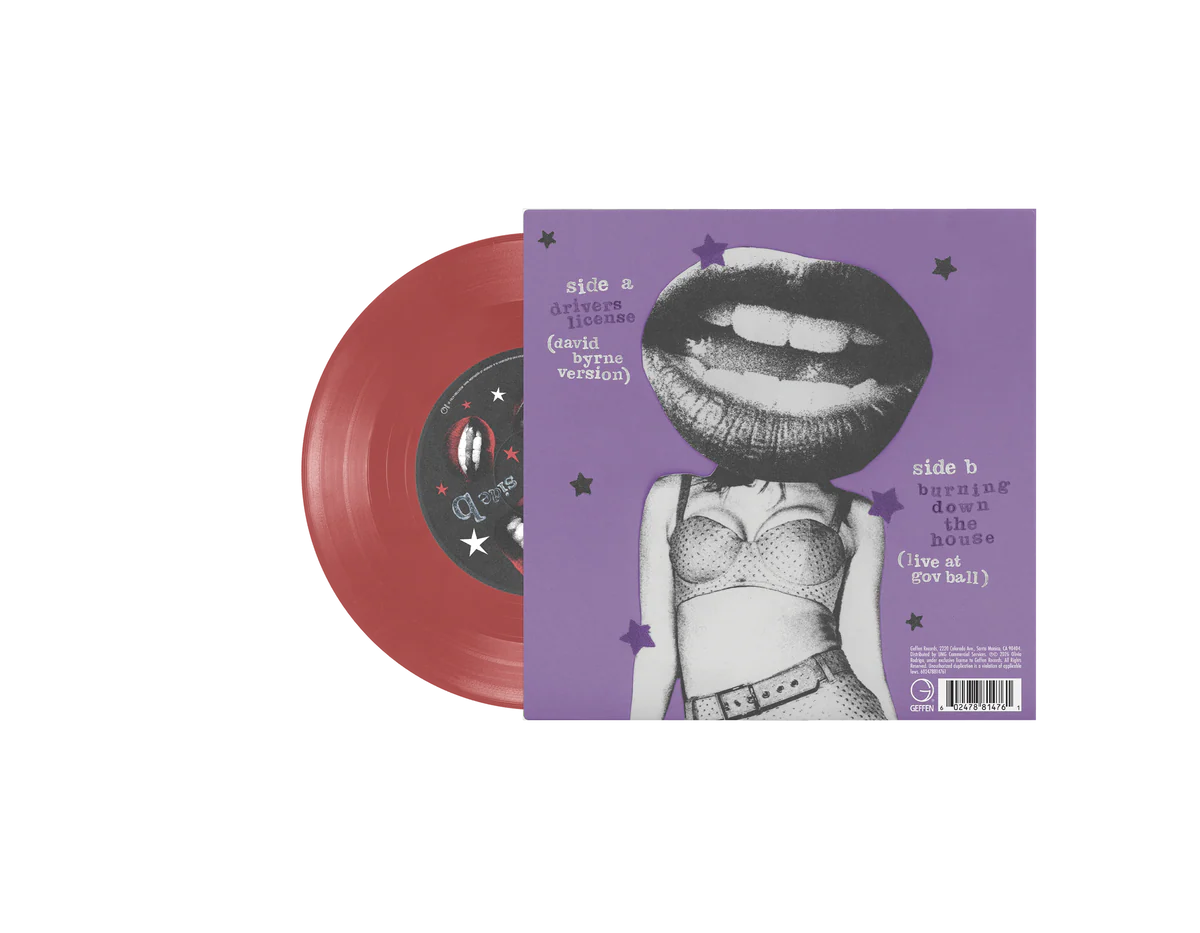 Olivia Rodrigo-Drivers License / Burning Down The House [Translucent Red 7" Single]