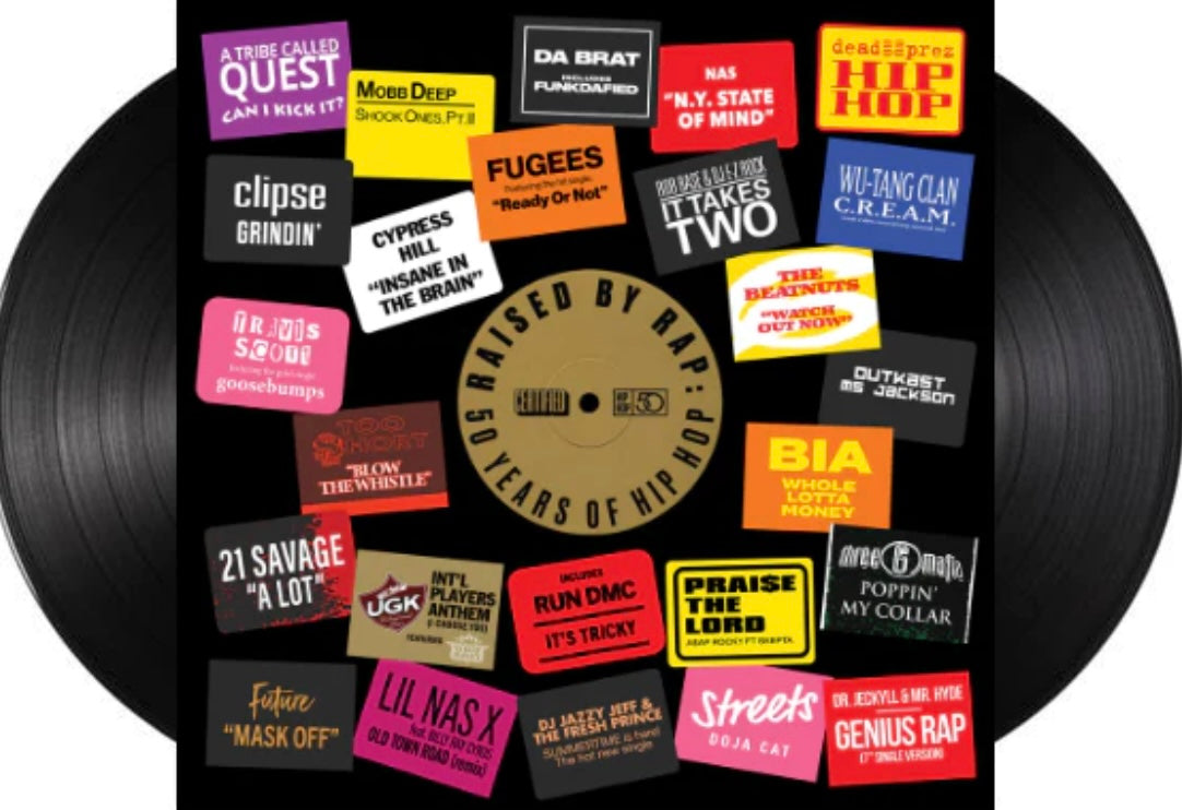 Various Raised By Rap: 50 Years Of Hip Hop Vinyl Lp