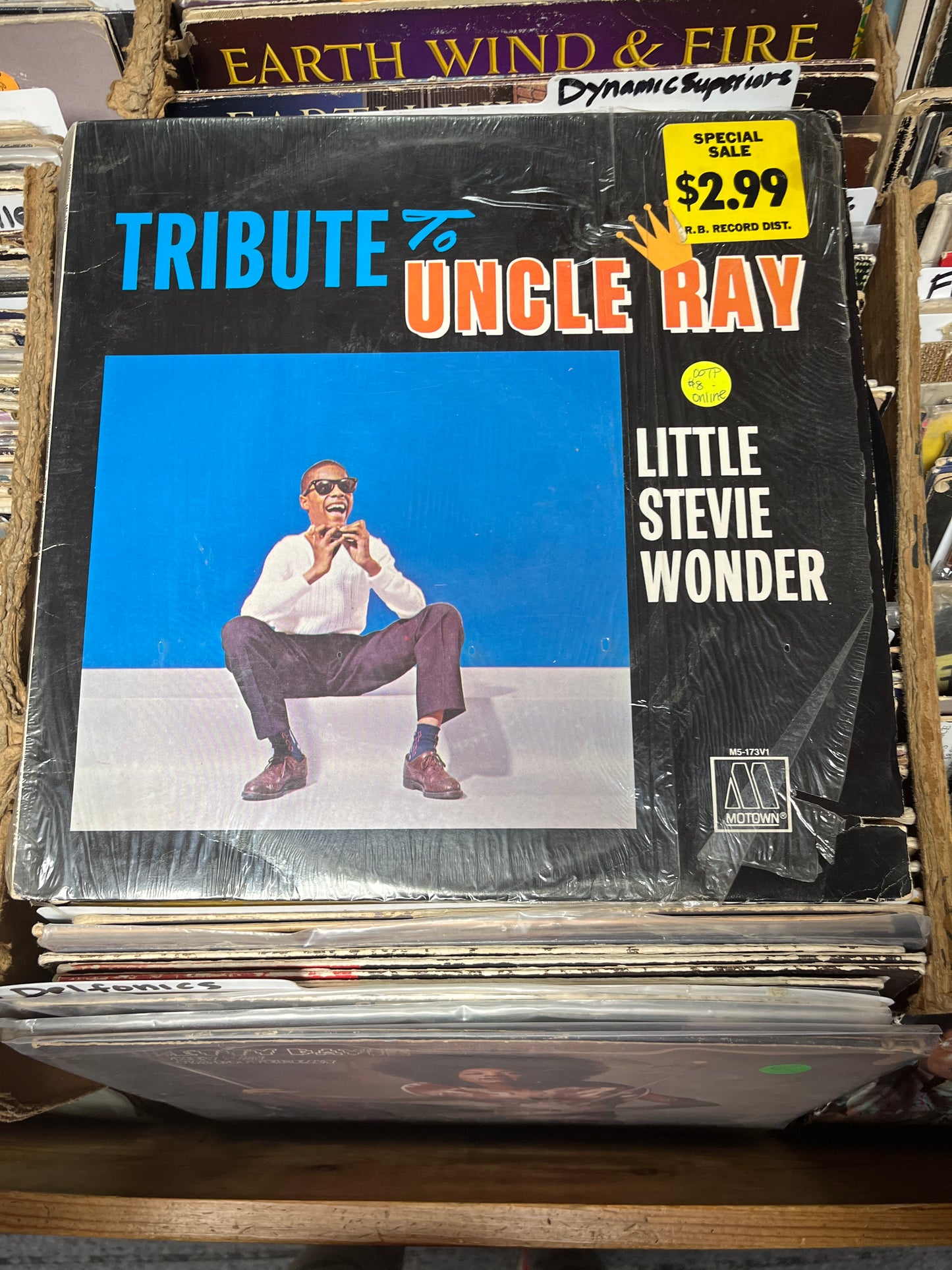 Little Stevie Wonder* ‎– Tribute To Uncle Ray Vinyl Lp M5-173V1 VG+/VG+