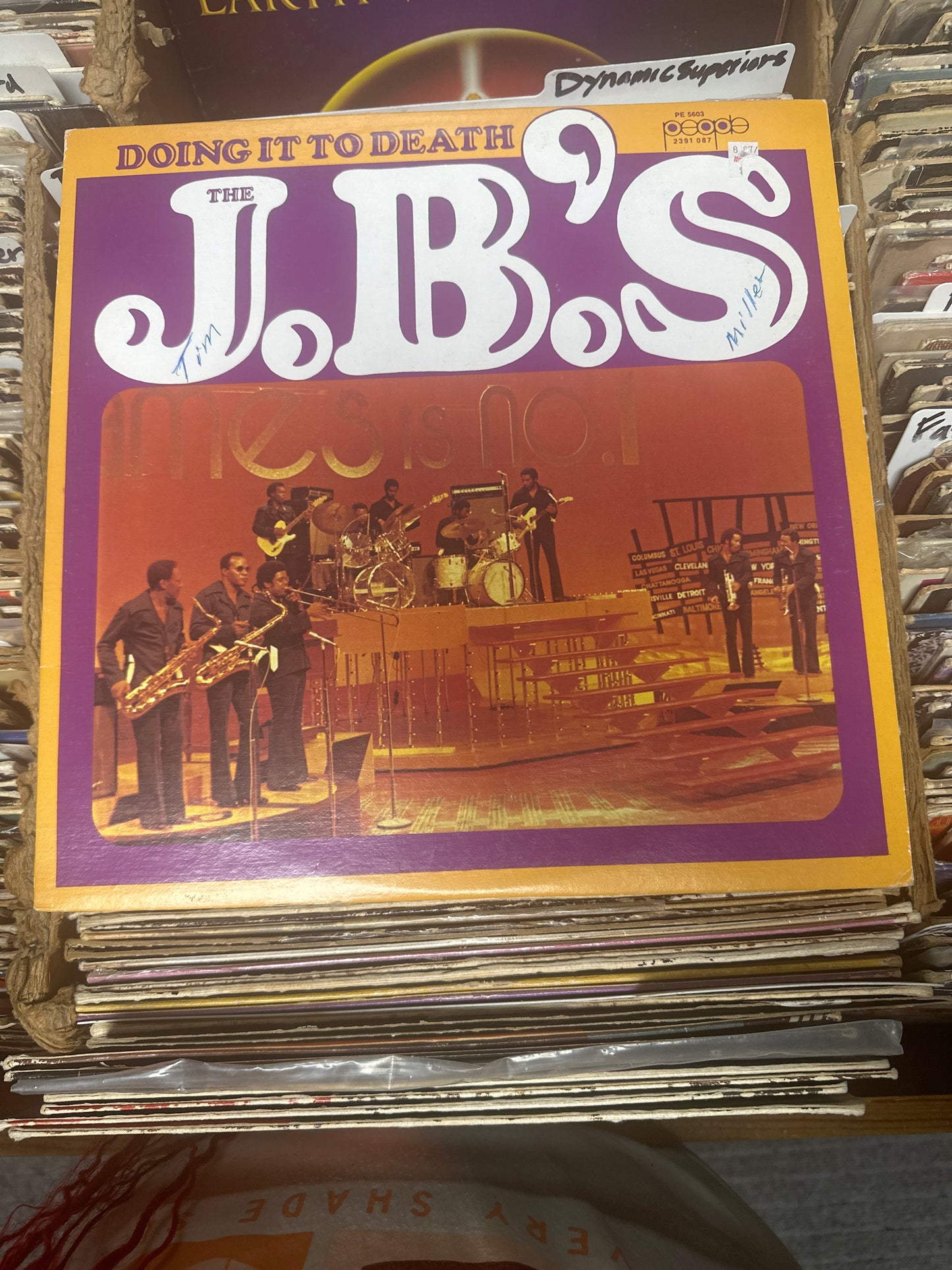 The J.B.'s – Doing It To Death Vinyl LP PE 5603 VG+/VG+
