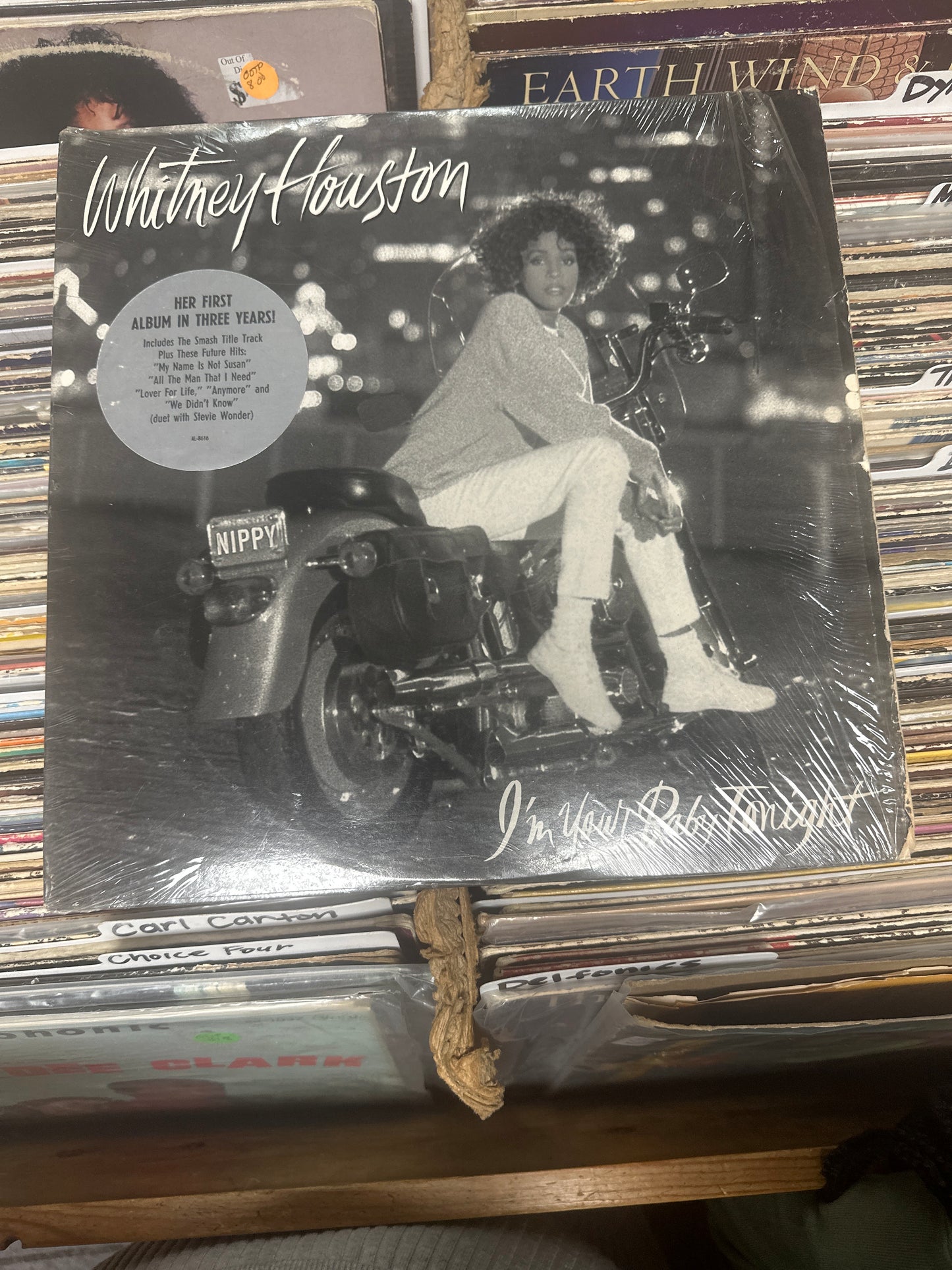 Whitney Houston-Im Your Baby Tonight  AL-8616 Vinyl LP VG+/VG+