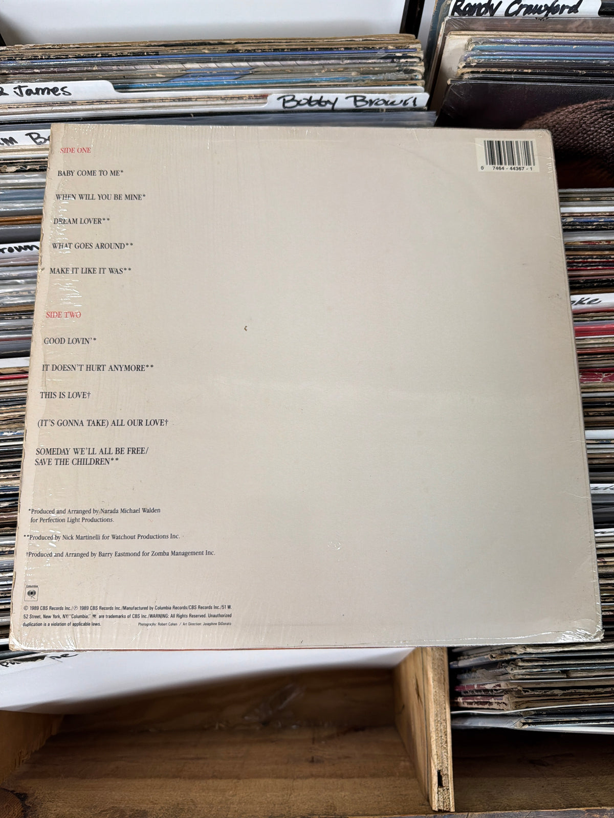 Regina Belle – Stay With Me FC 44367 Vinyl LP VG/VG