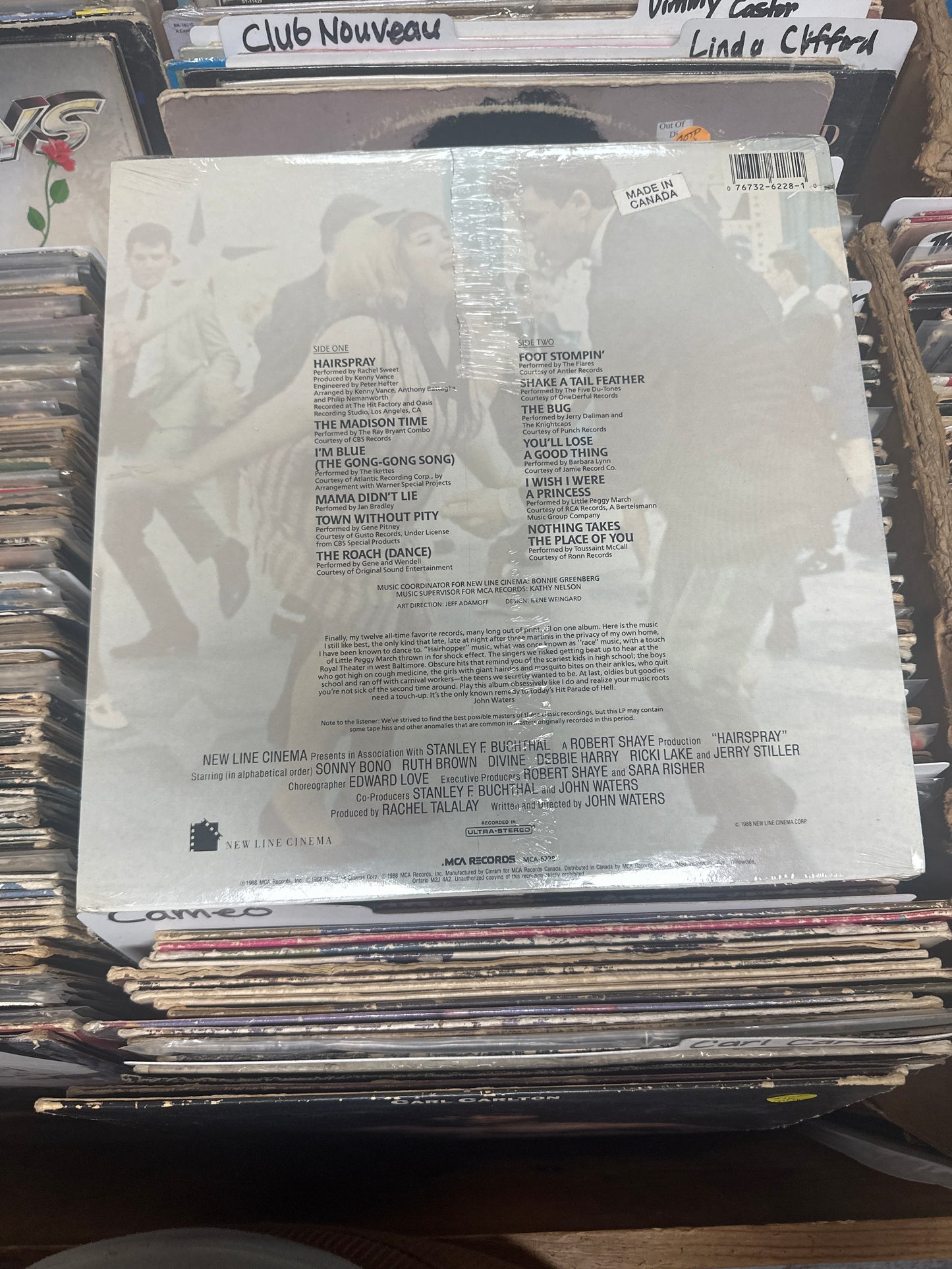 Various – Hairspray (Original Motion Picture Soundtrack) Vinyl Lp MCA-6228