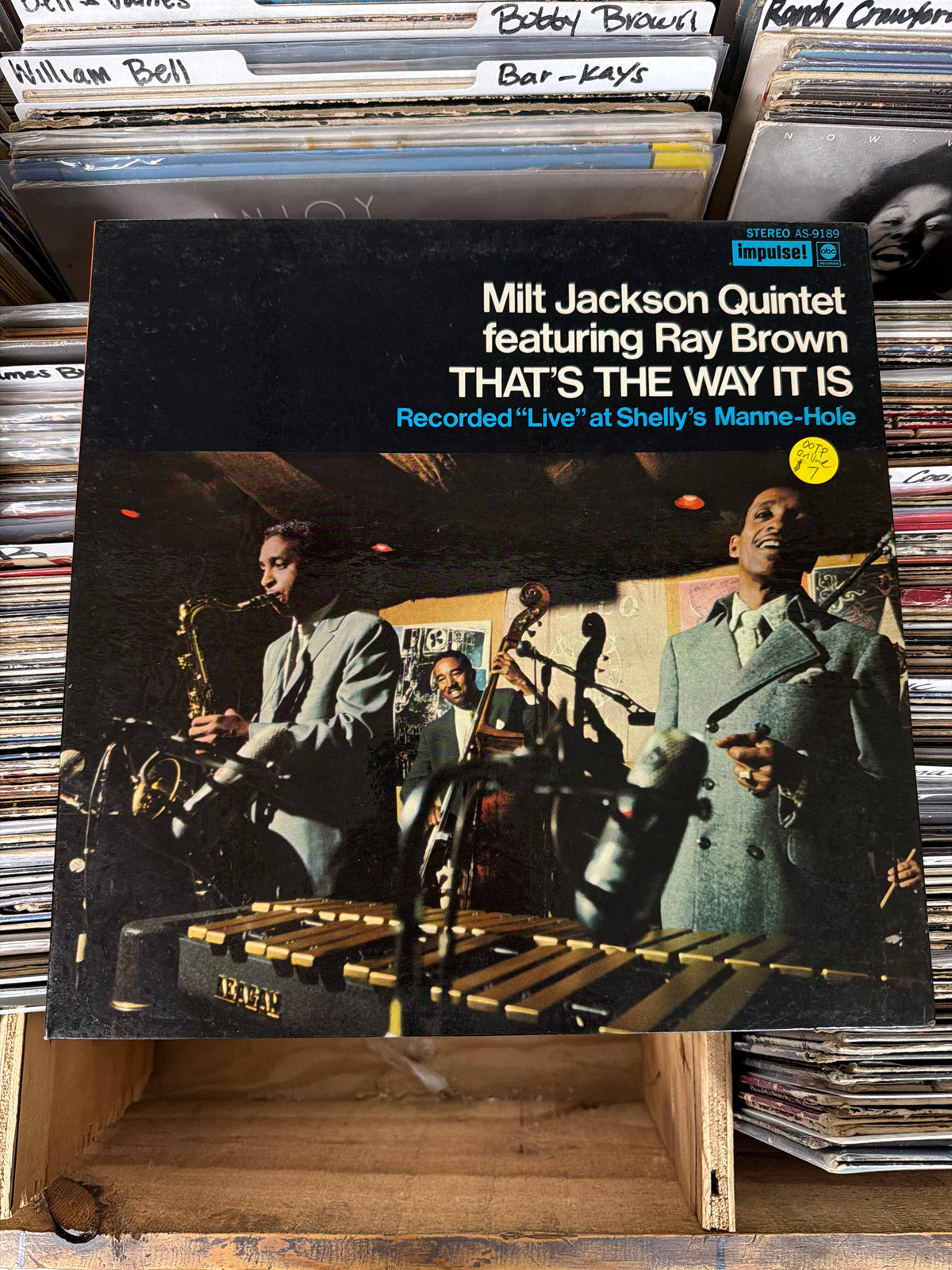 Milt Jackson Quintet Featuring Ray Brown – That's The Way It Is AS-9189 Vinyl LP VG/VG+
