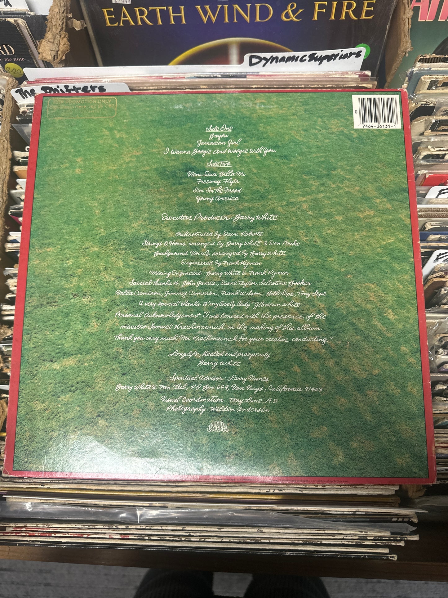 The Love Unlimited Orchestra ‎– Let 'Em Dance! Vinyl Lp JZ 36131 VG+/VG+