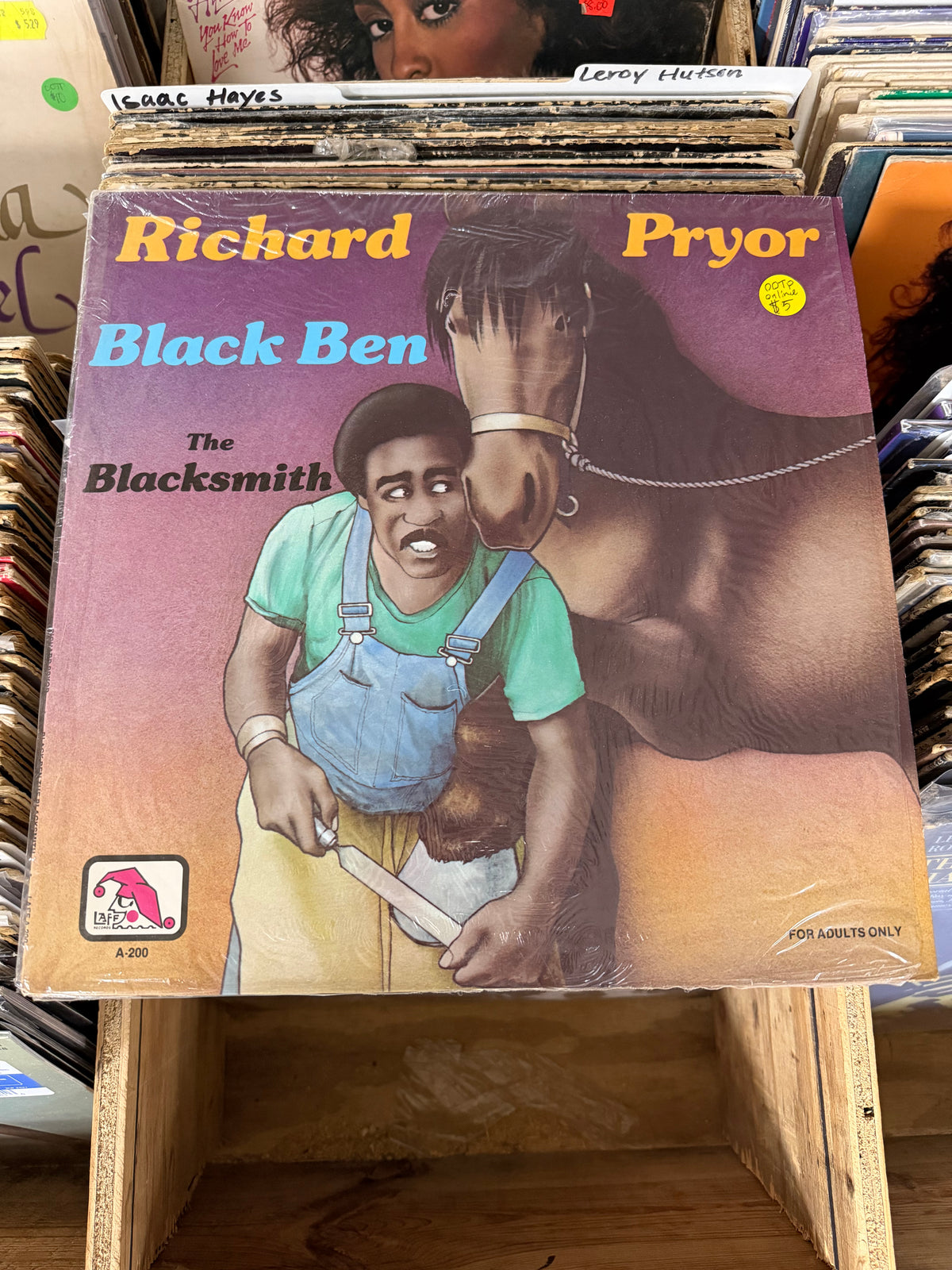 Richard Pryor ‎– Black Ben The Blacksmith Vinyl LP VG+/VG+