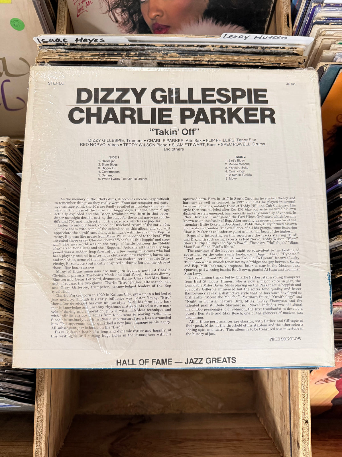 Dizzy Gillespie, Charlie Parker ‎– Takin' Off Vinyl LP VG+/VG+